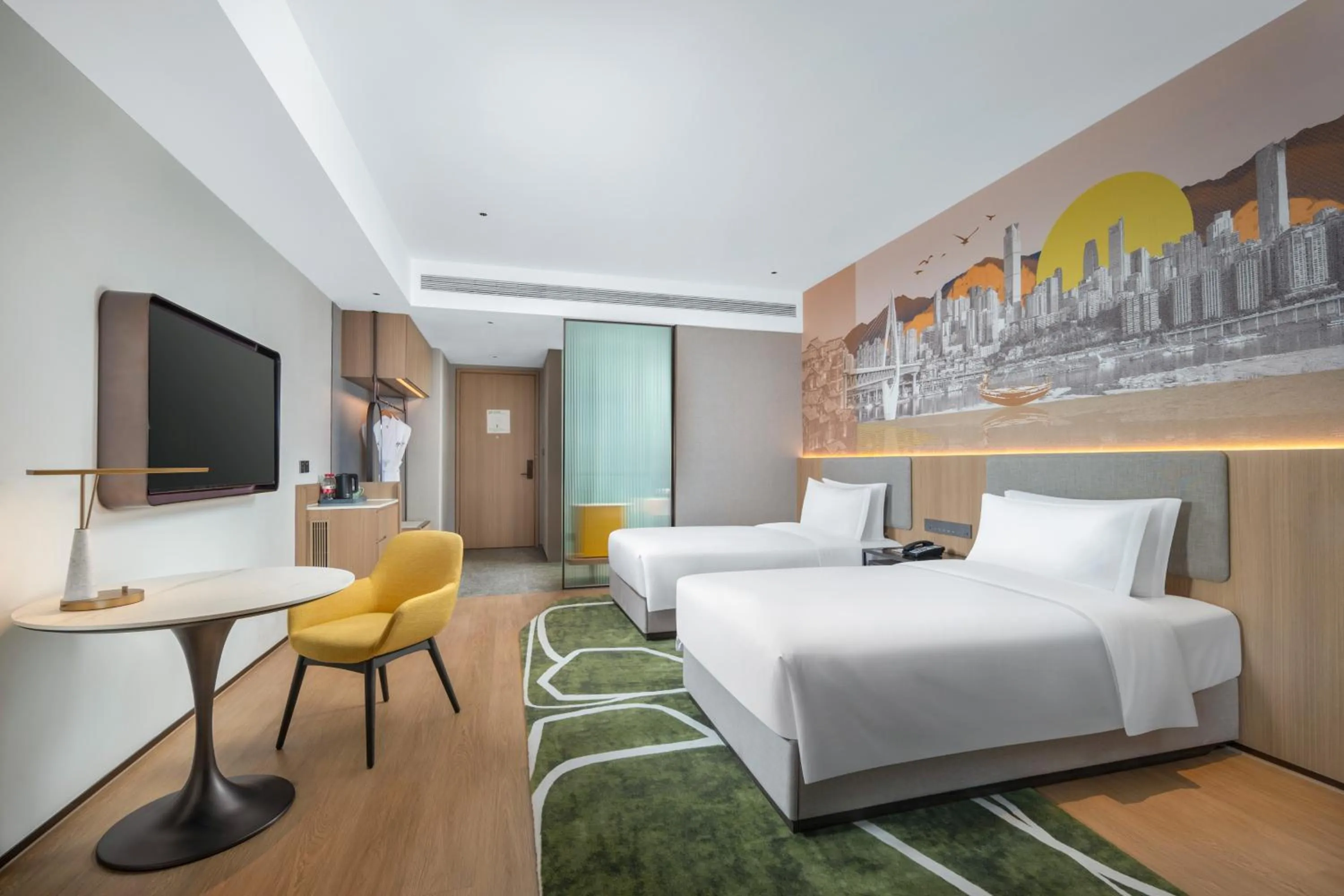 Bed in Holiday Inn & Suites Chongqing Nanan by IHG