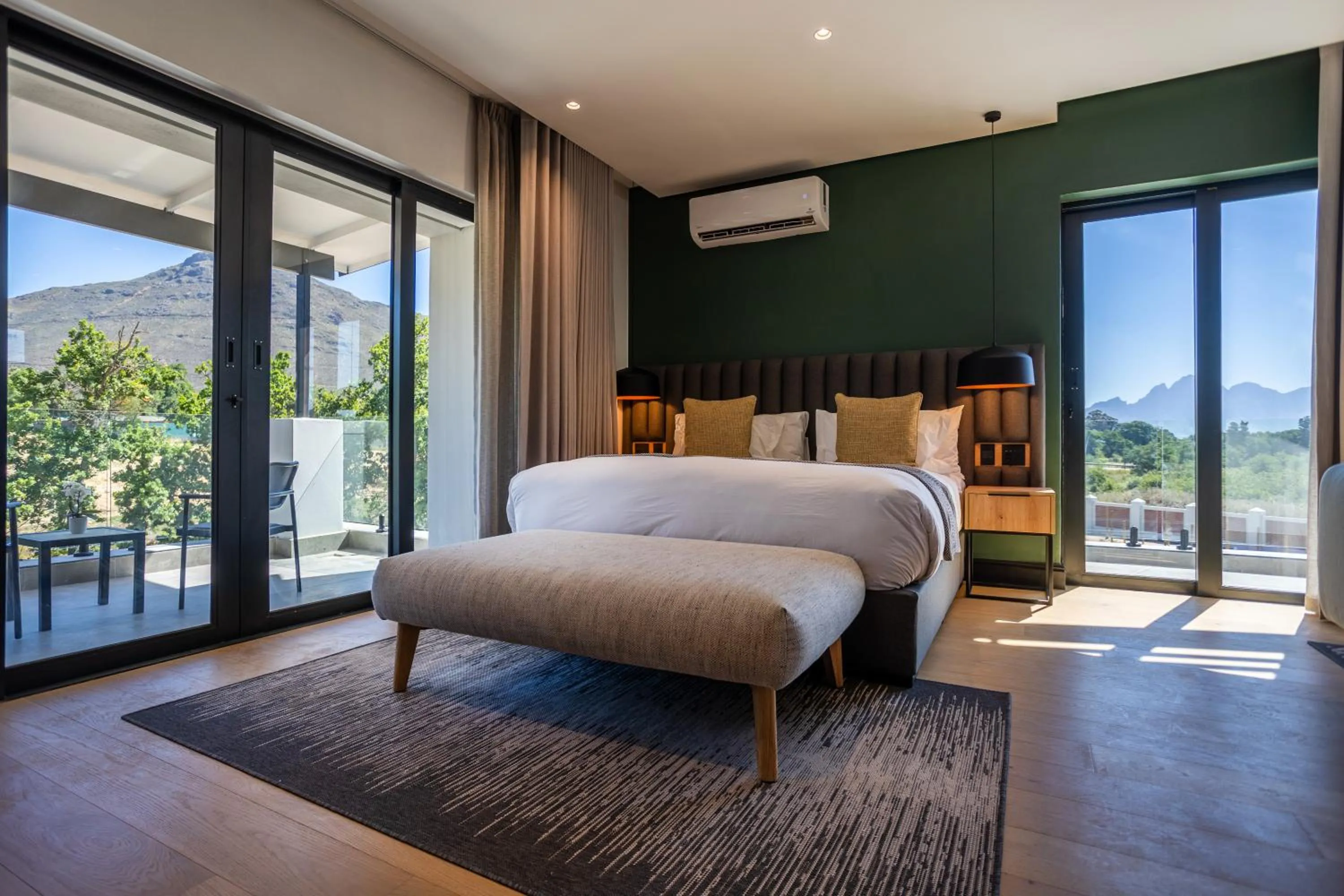 Bed in Franschhoek Hotel