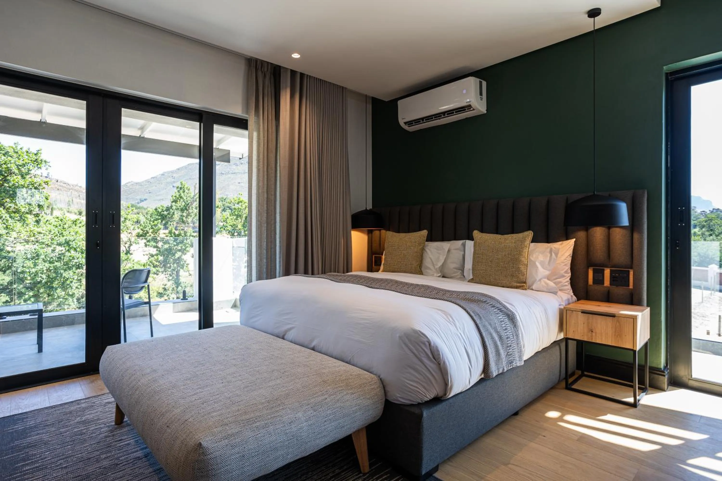 Bed in Franschhoek Hotel