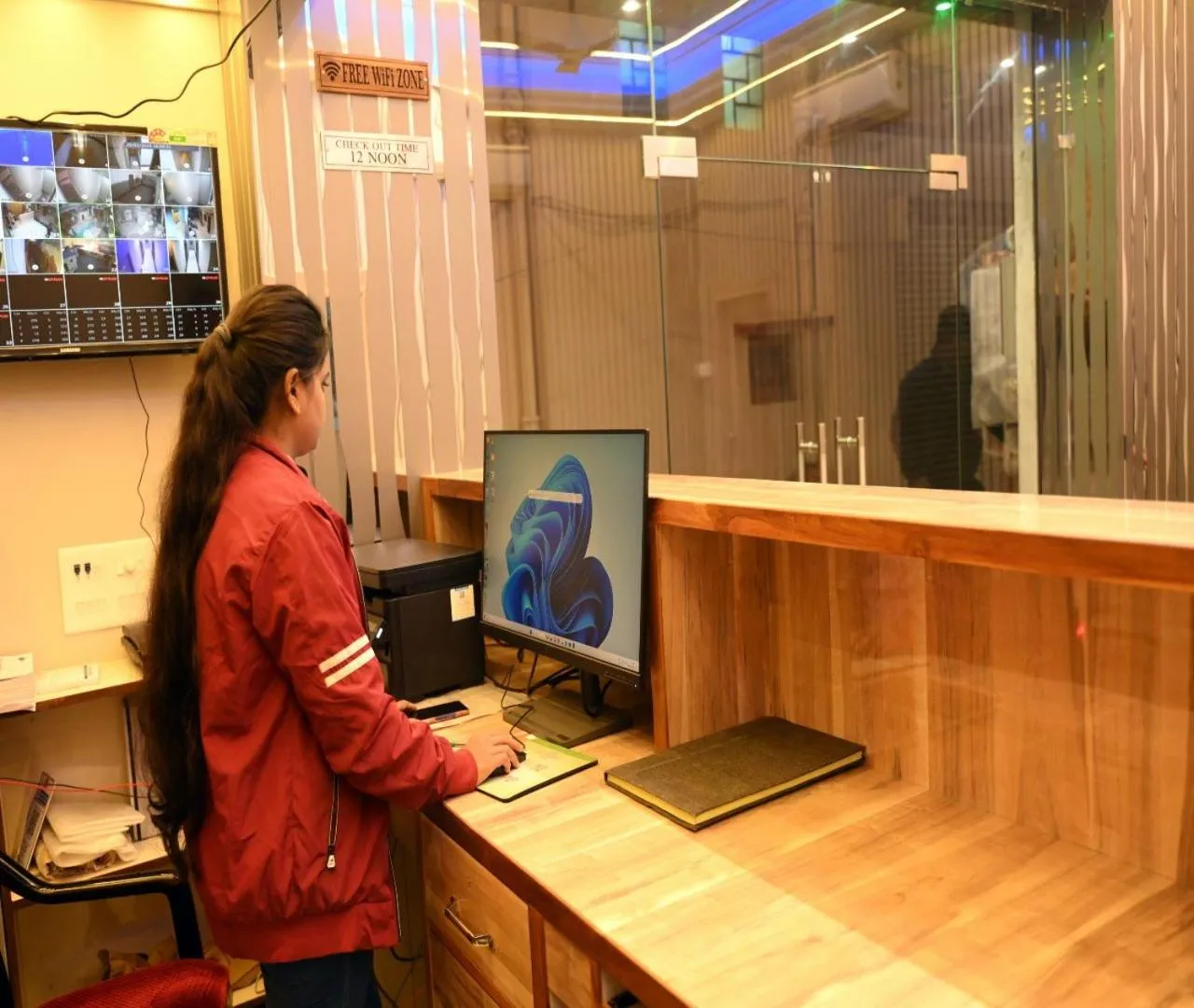 Lobby or reception in Hotel Shankara Residency