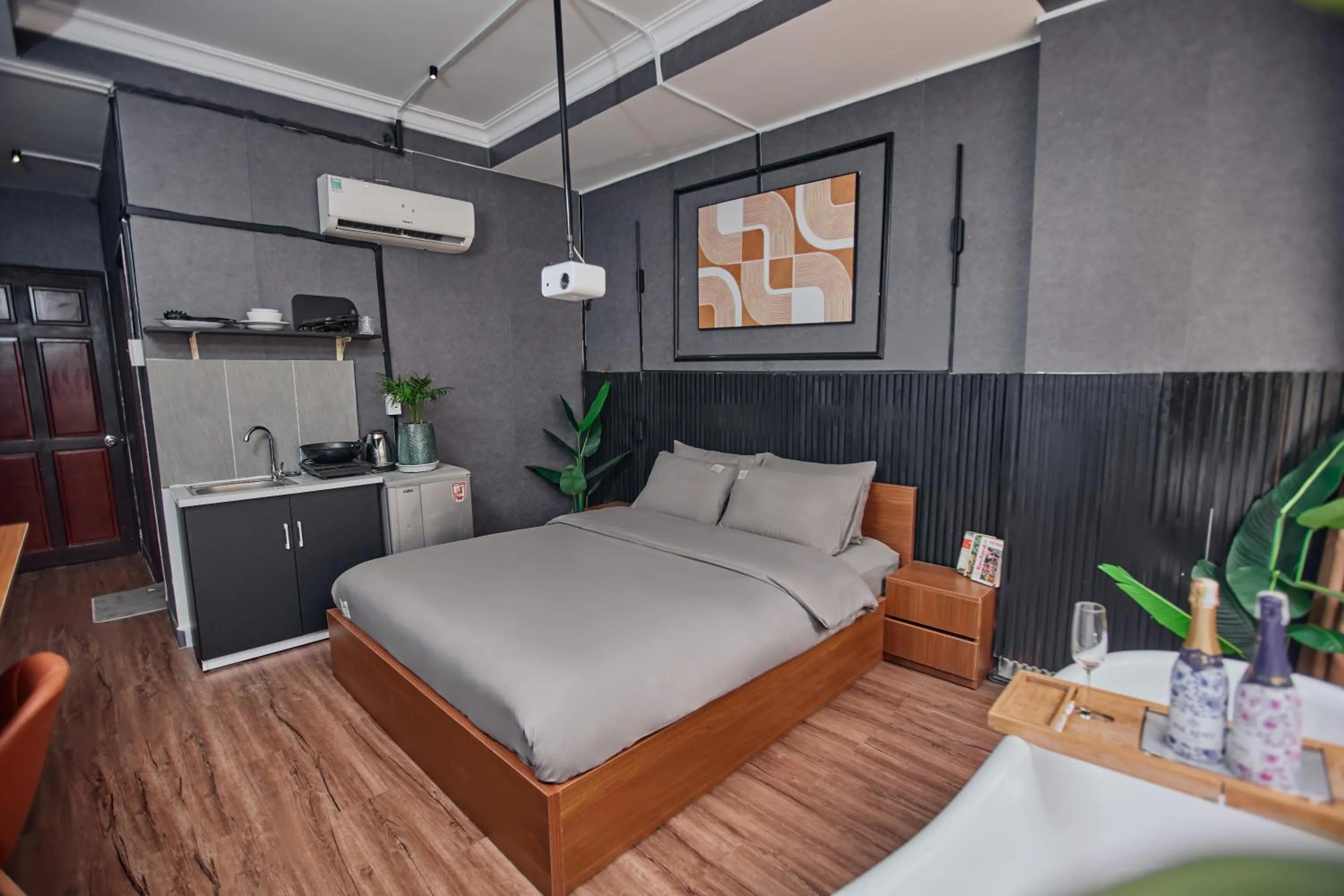 Bed in MG Rosé Boutique Hotel