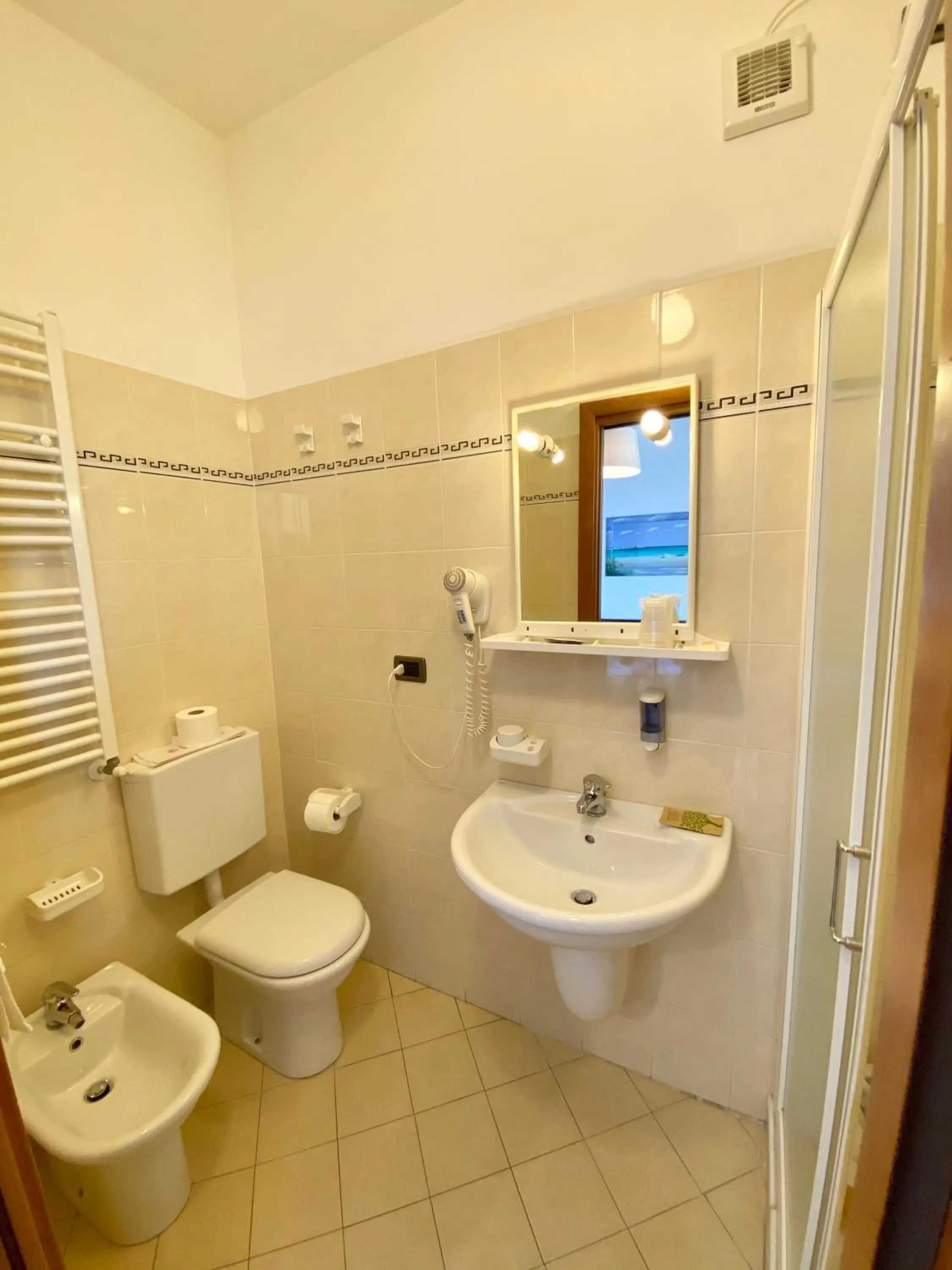 Bathroom in Albergo Villa Ada