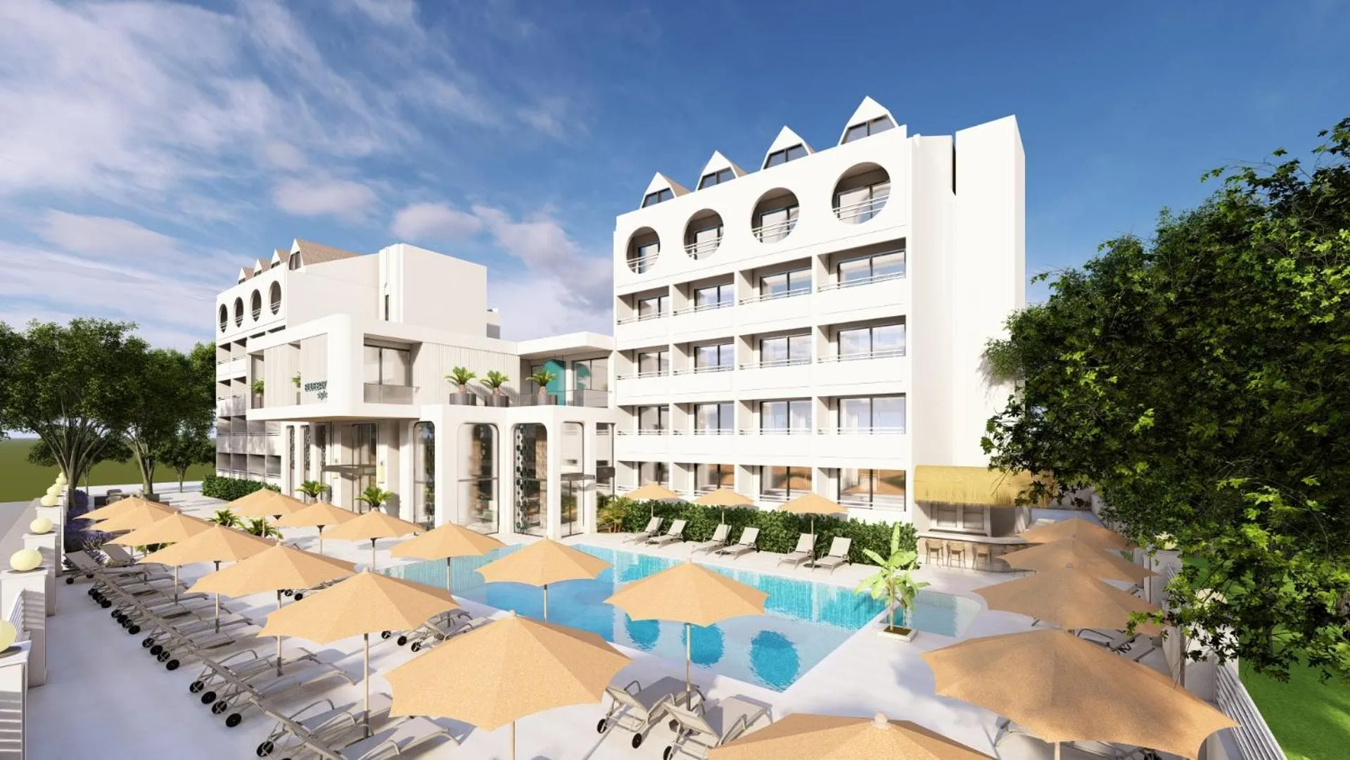 Property building in Blue Bay Style