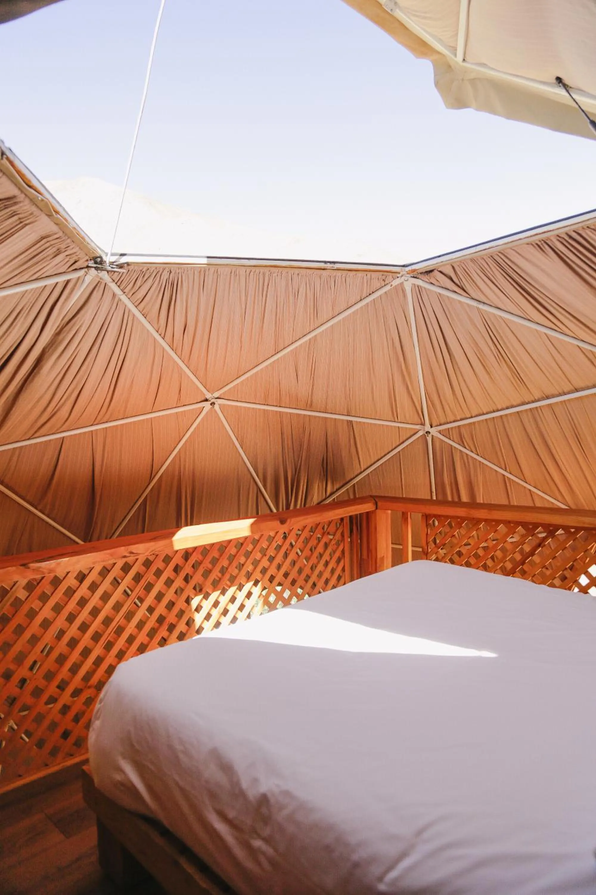 Bed in Milodge Elqui Domos