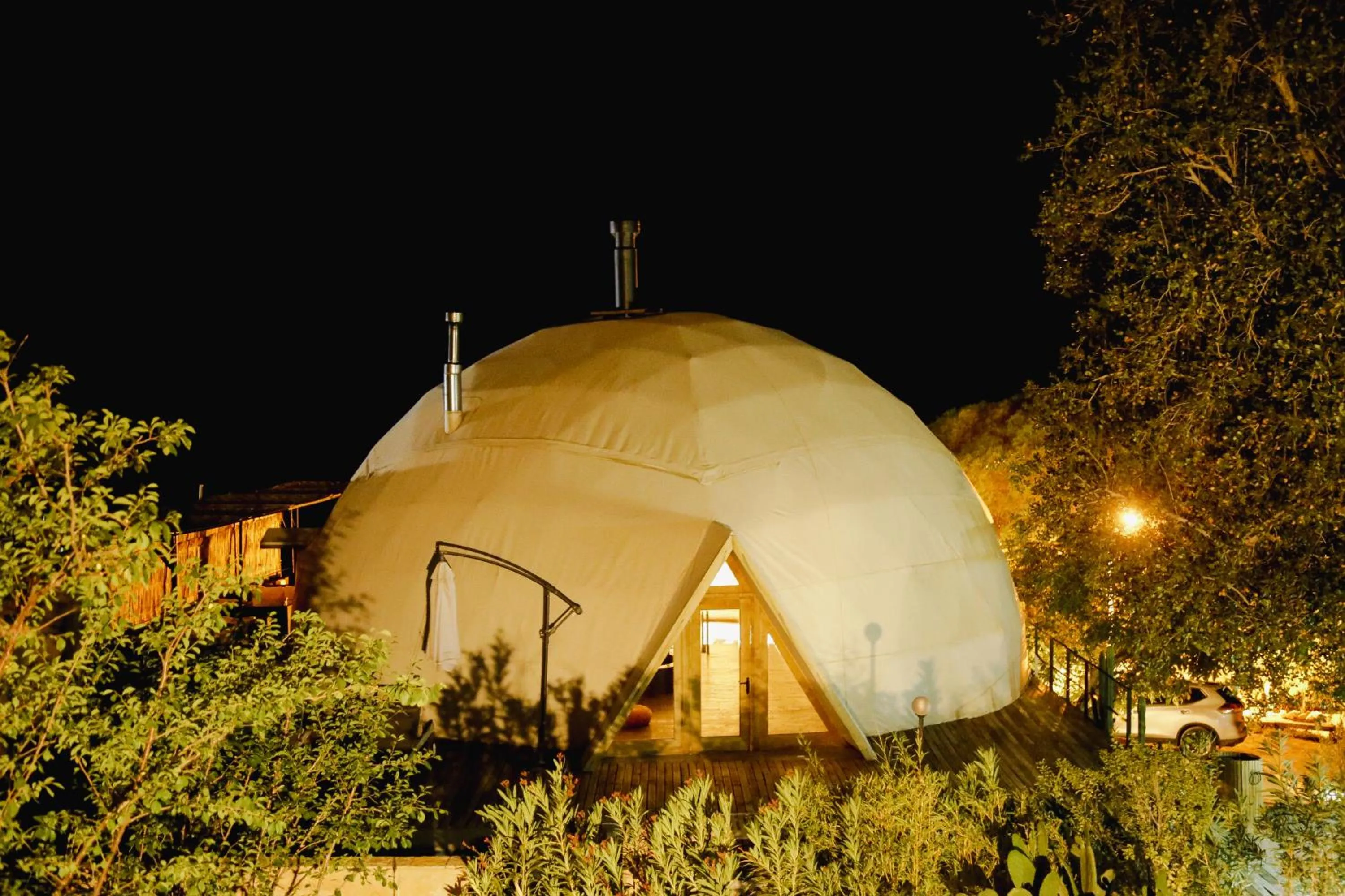 Night in Milodge Elqui Domos