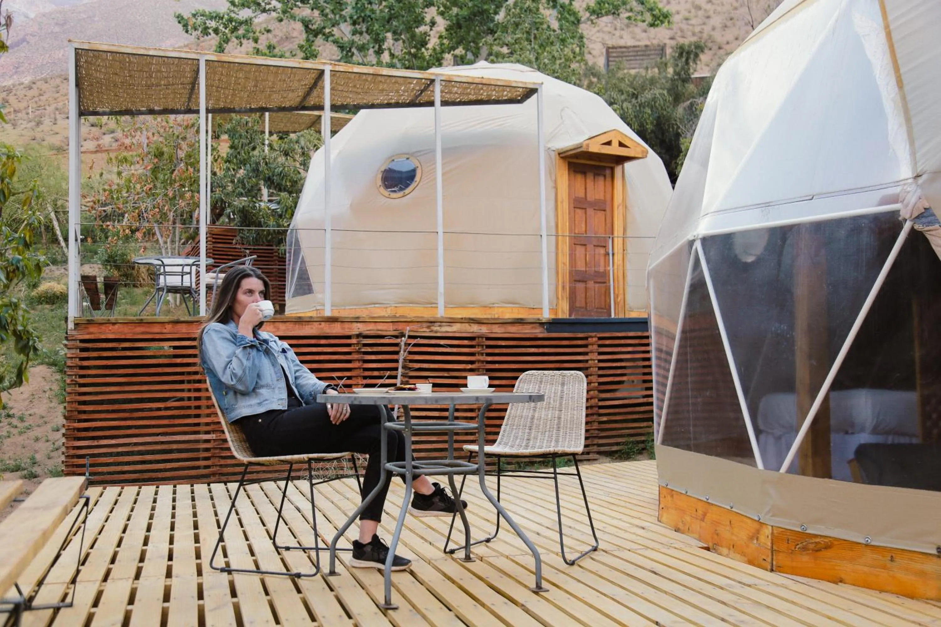 Balcony/Terrace in Milodge Elqui Domos