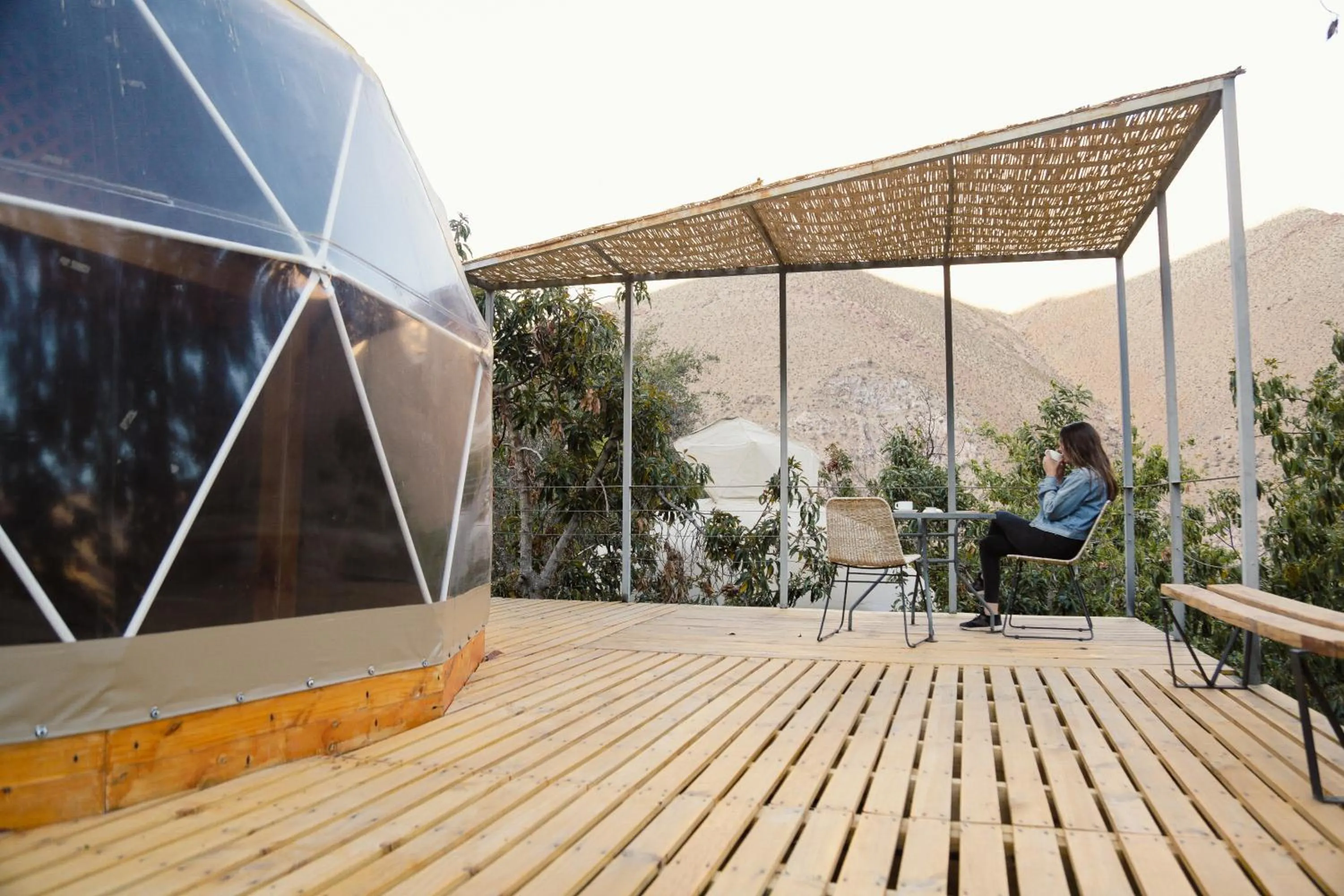 Patio in Milodge Elqui Domos