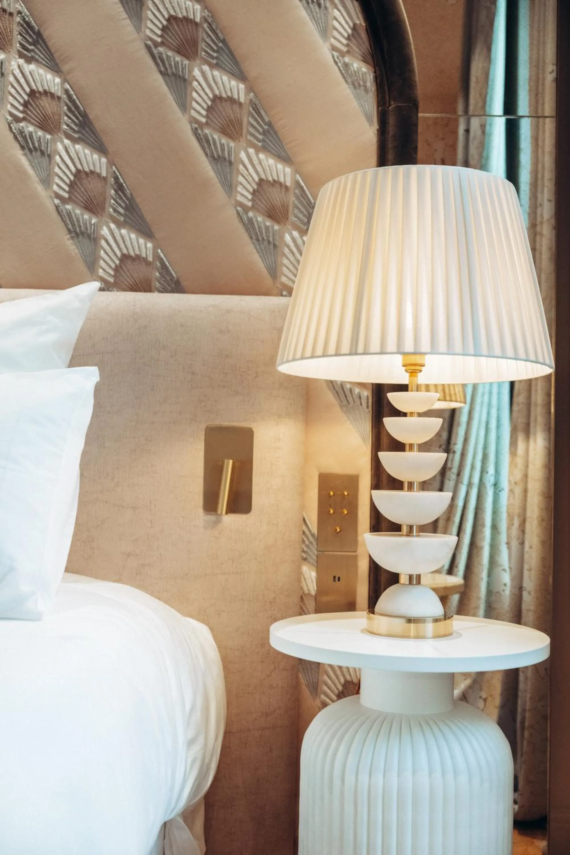 Decorative detail, Bed in Maison Barrière Vendôme