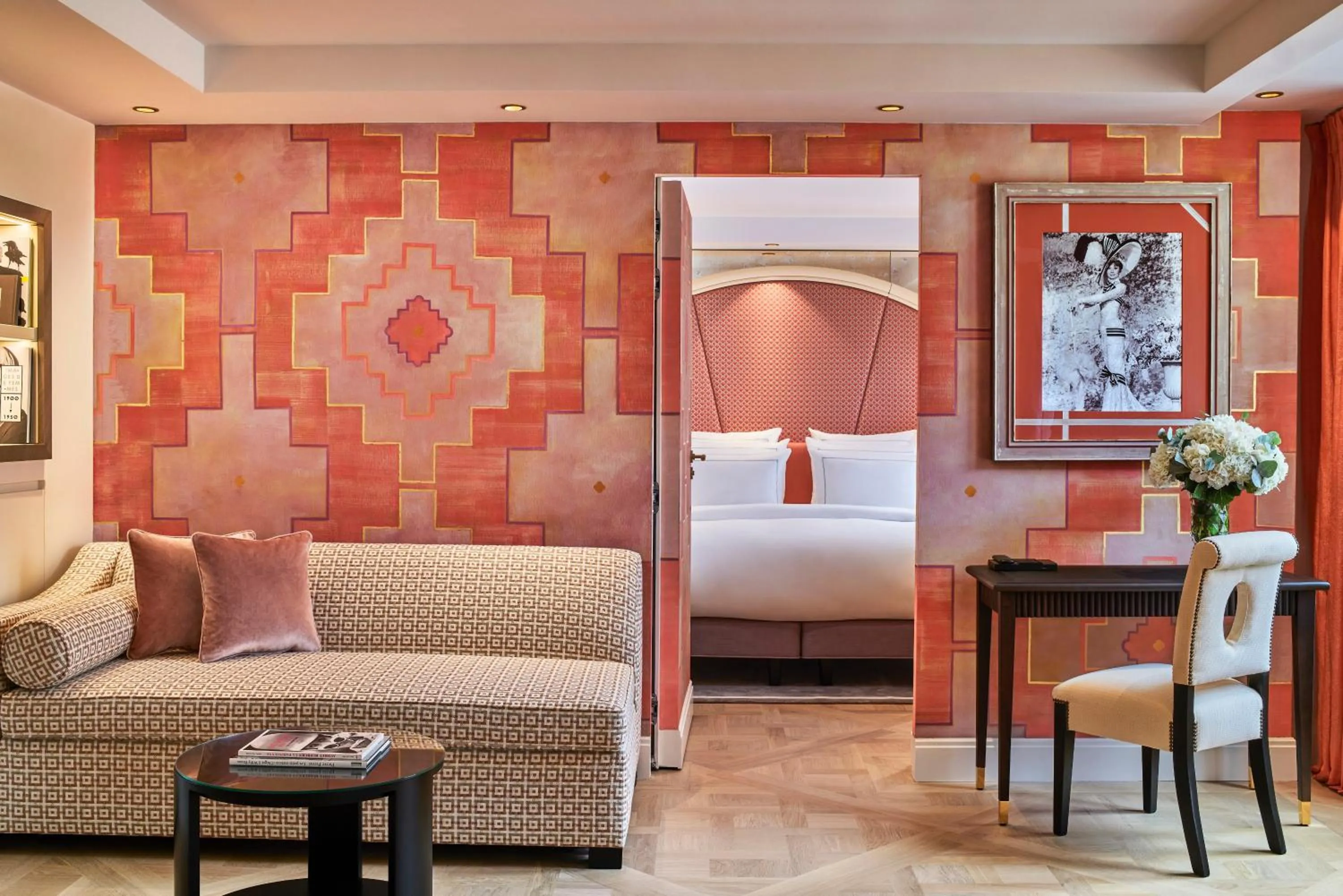 Living room, Bed in Maison Barrière Vendôme