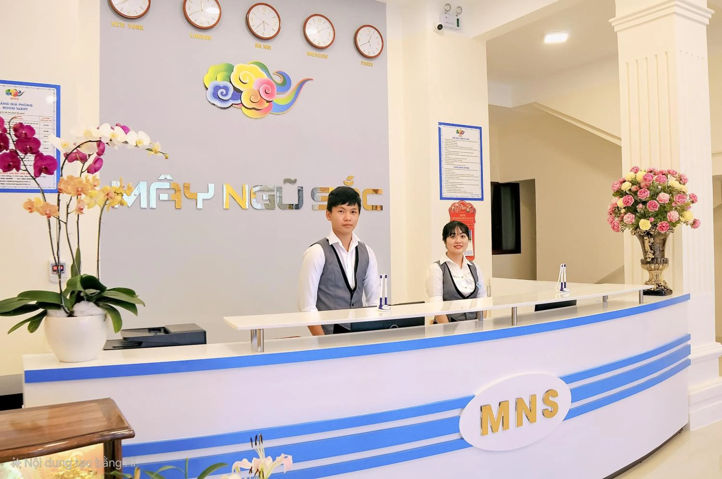 Lobby or reception in May Ngu Sac - Iridescent Clouds Hotel