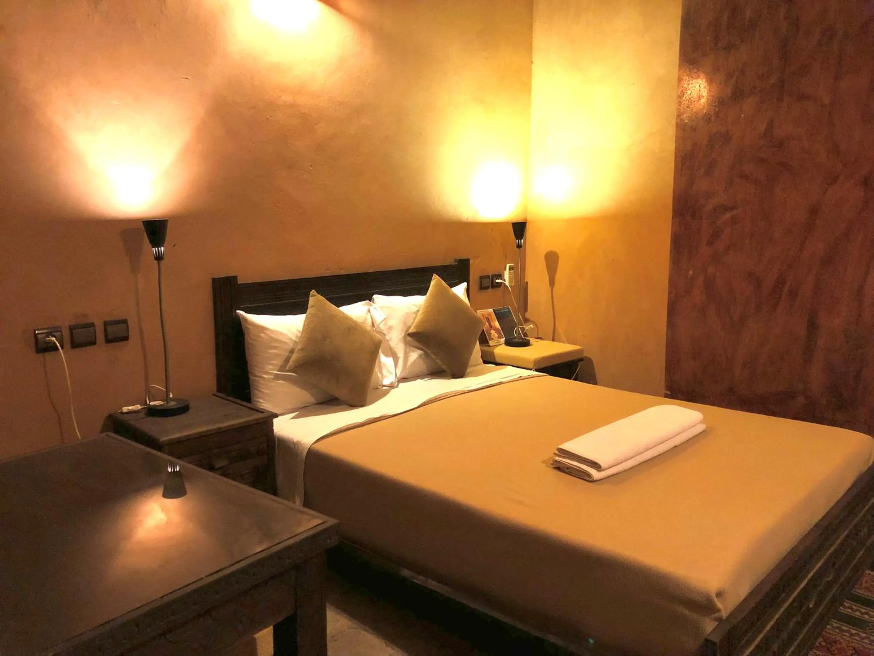 Bed in Kasbah Ennakb