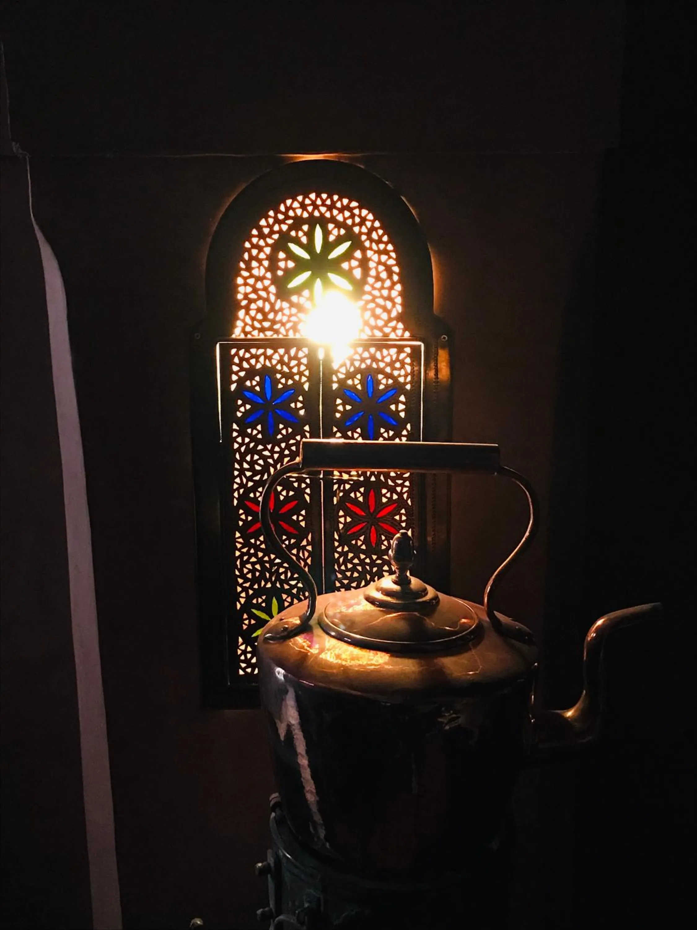 Decorative detail in Kasbah Ennakb