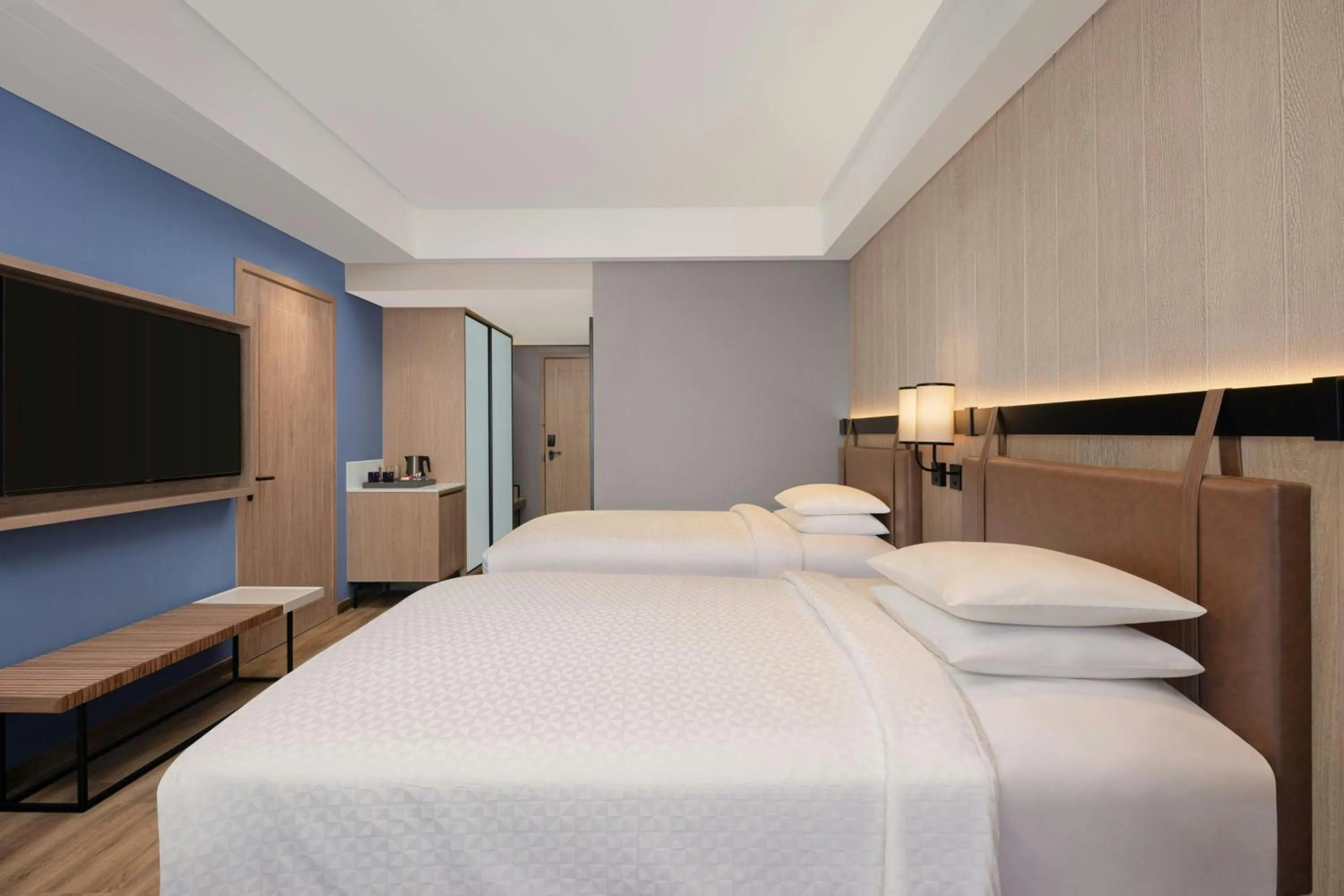 Photo of the whole room, Bed in Four Points by Sheraton Nashik