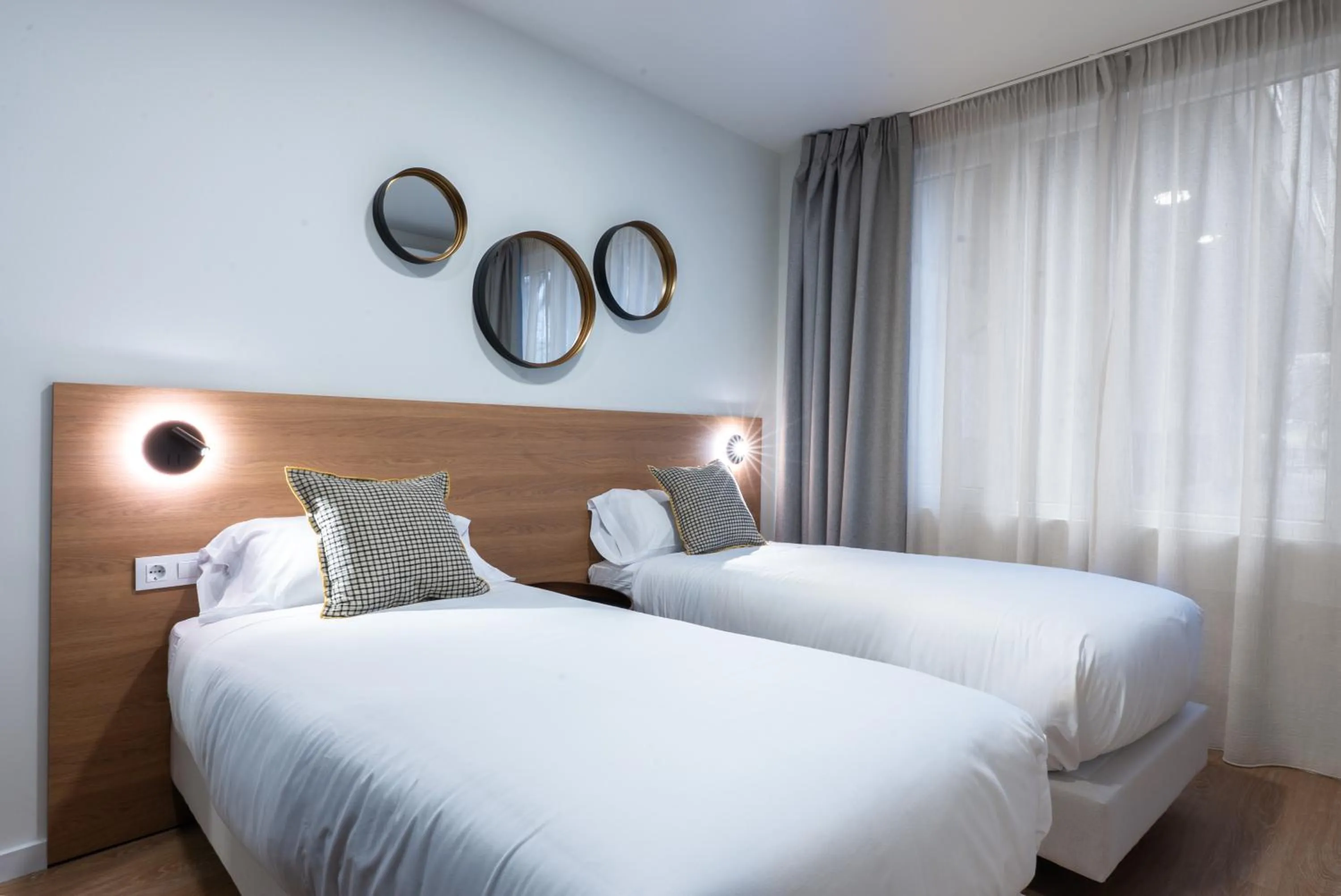 Bed in Smartr Valencia Turia