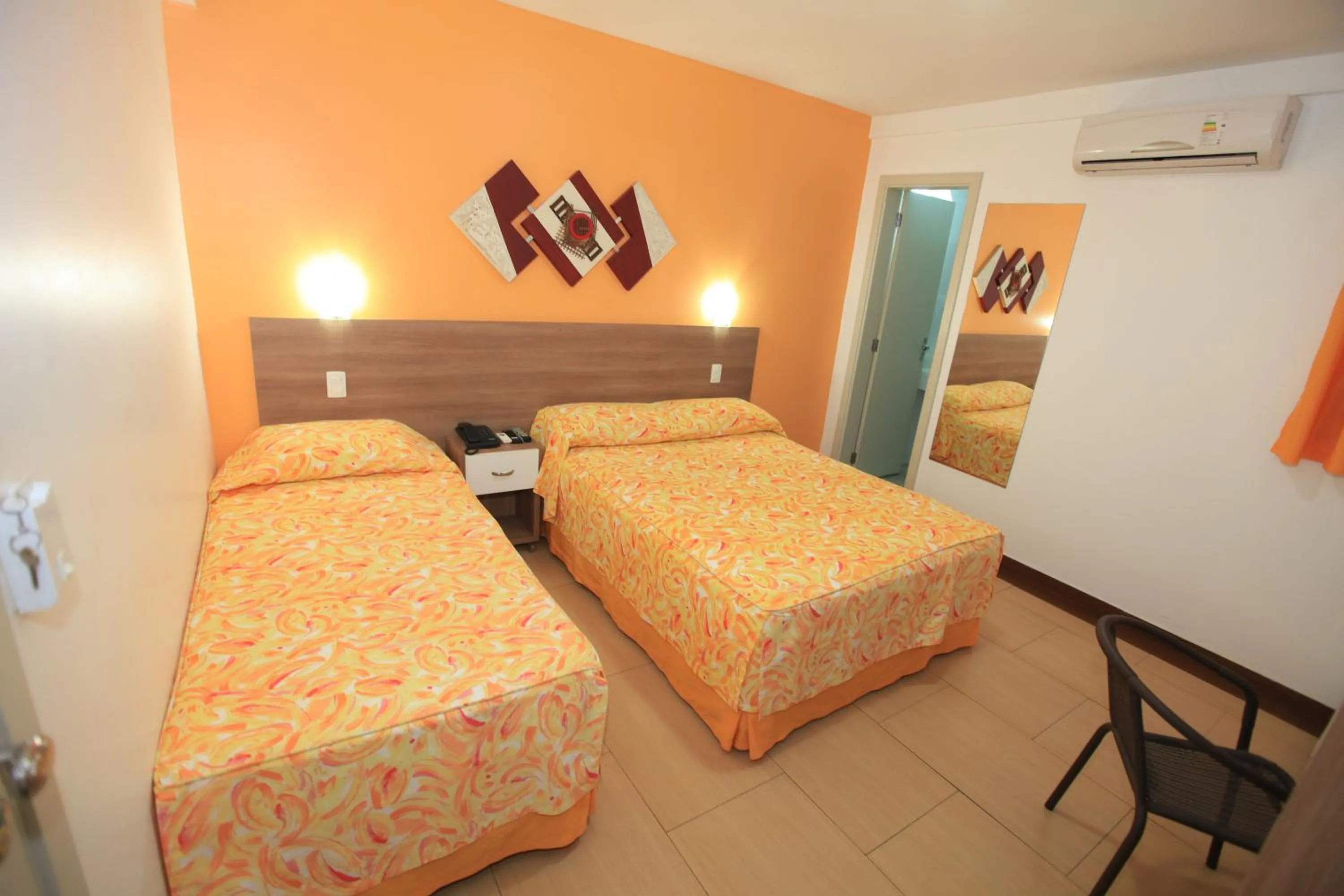 Bed in Hotel Oly Plaza