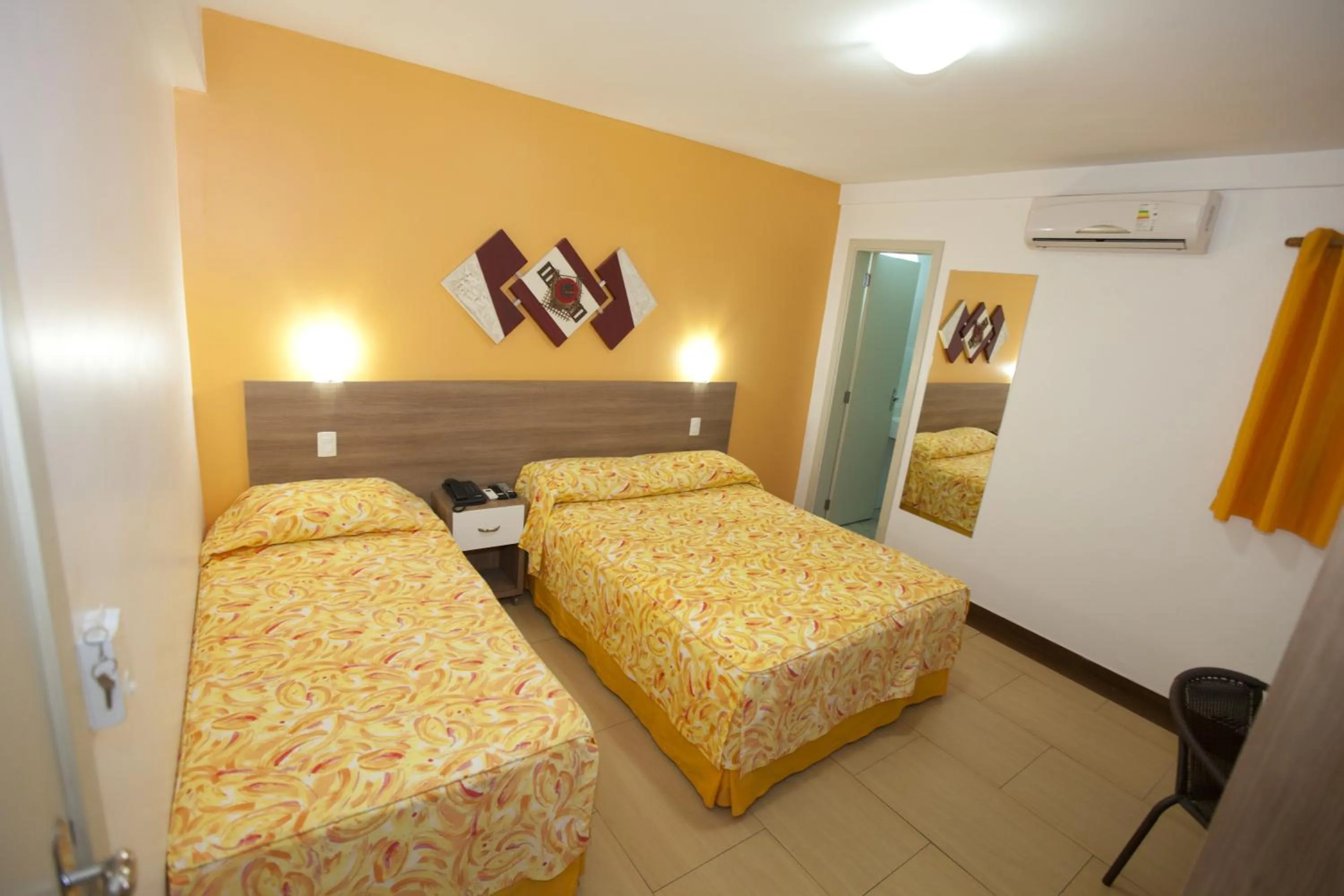 Bed in Hotel Oly Plaza