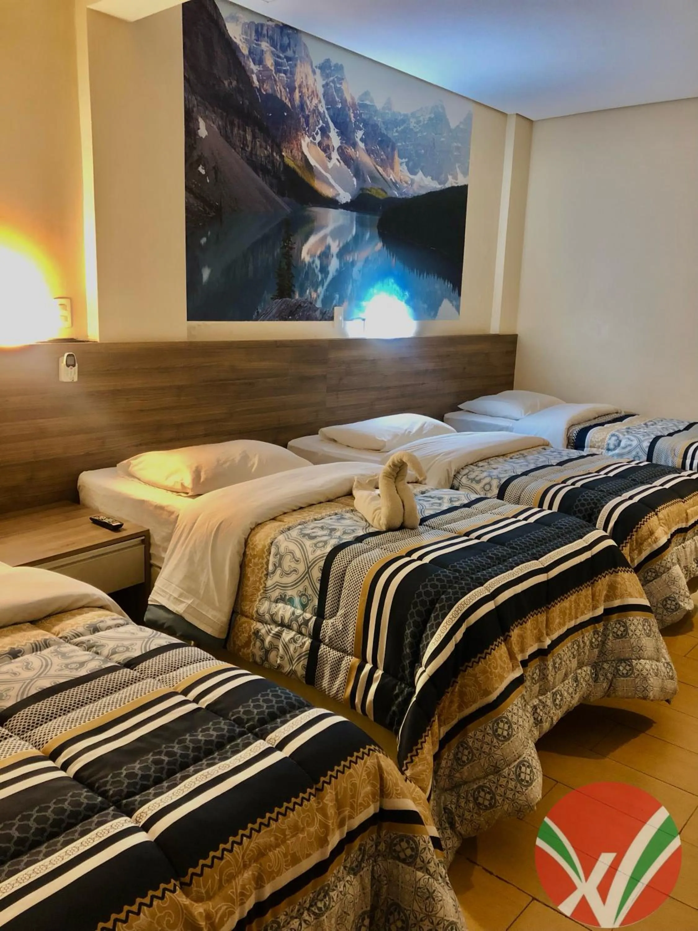 Bed in Hotel Oly Plaza