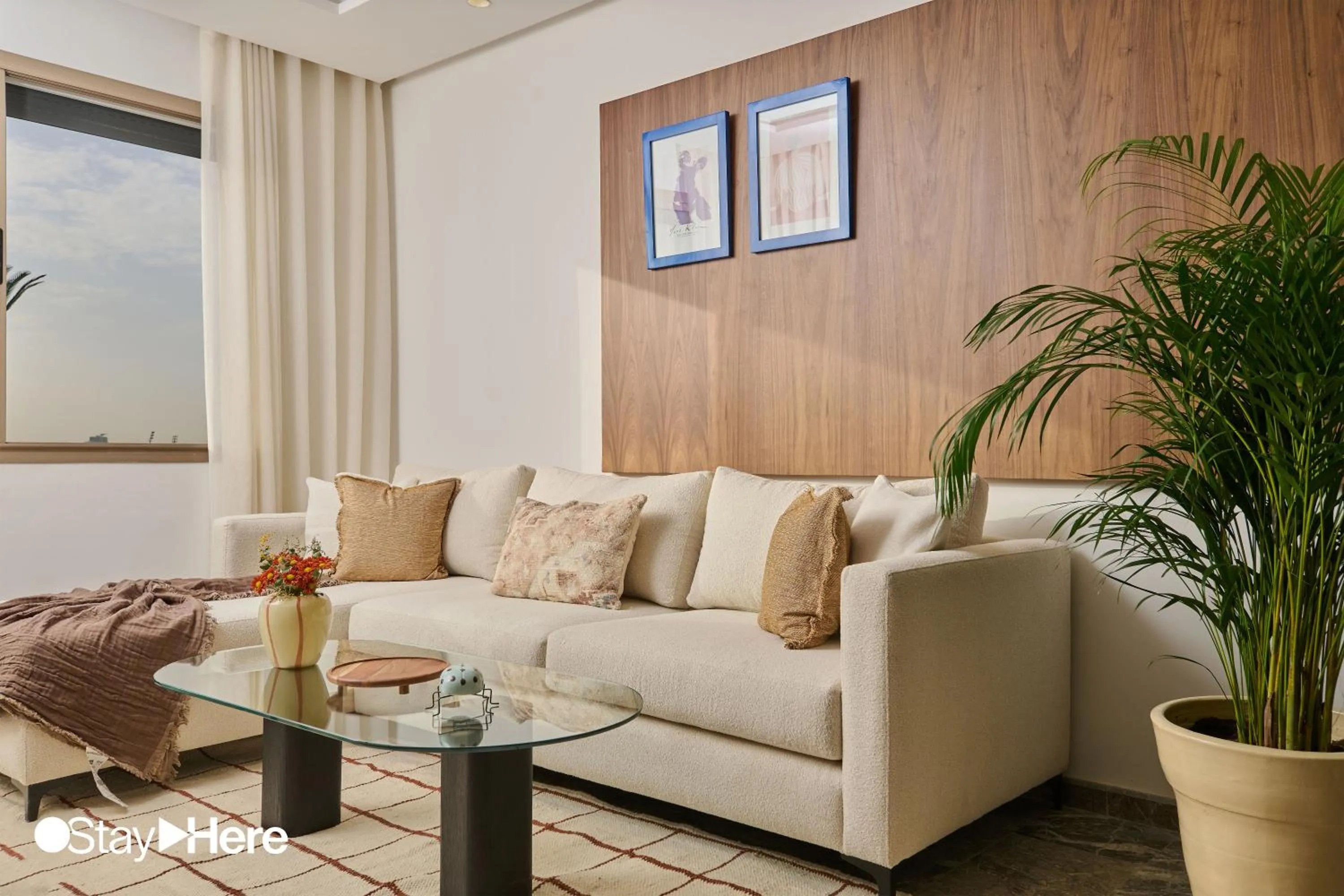 Living room in StayHere Casablanca - Oasis - Premium Residence