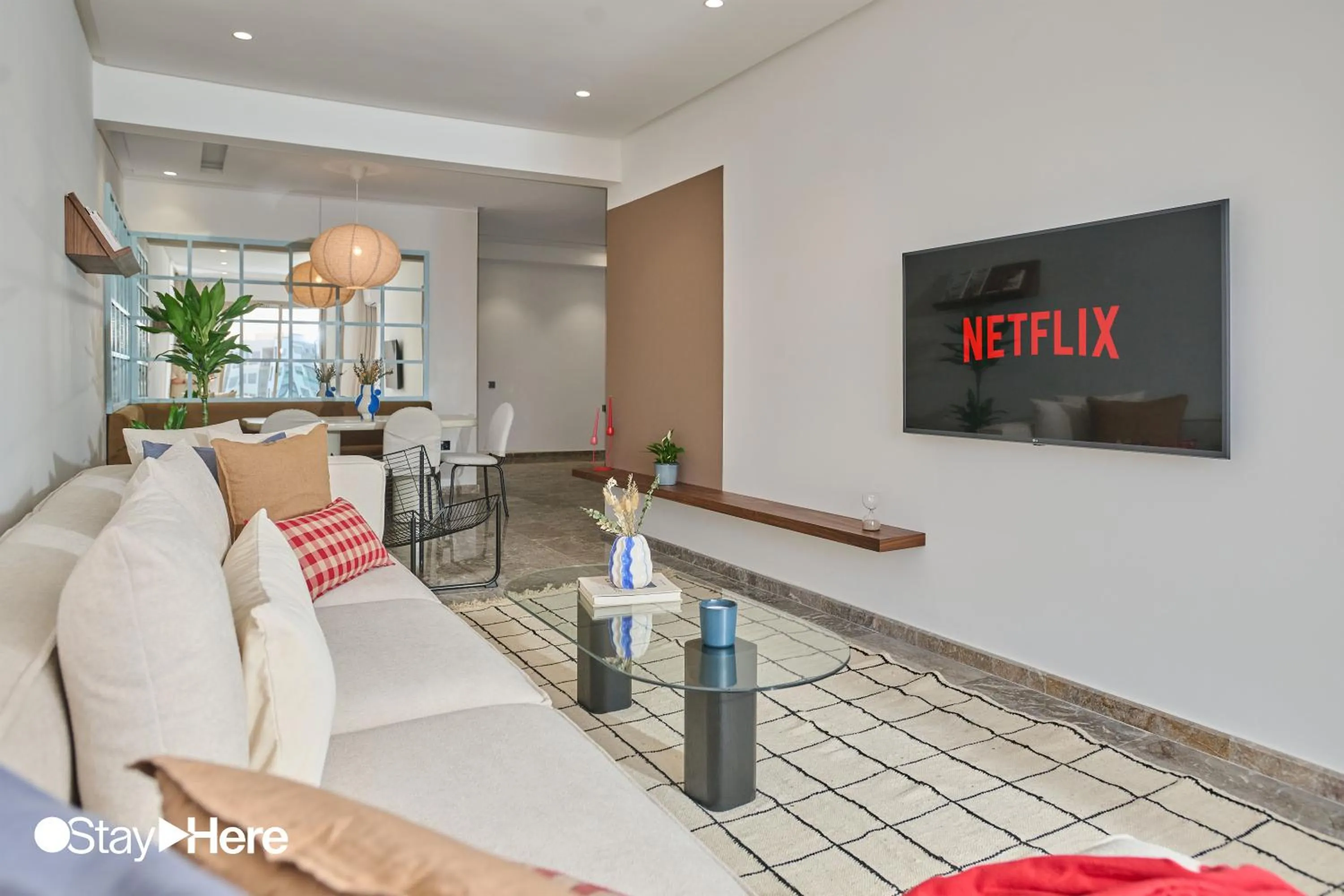 TV and multimedia in StayHere Casablanca - Oasis - Premium Residence