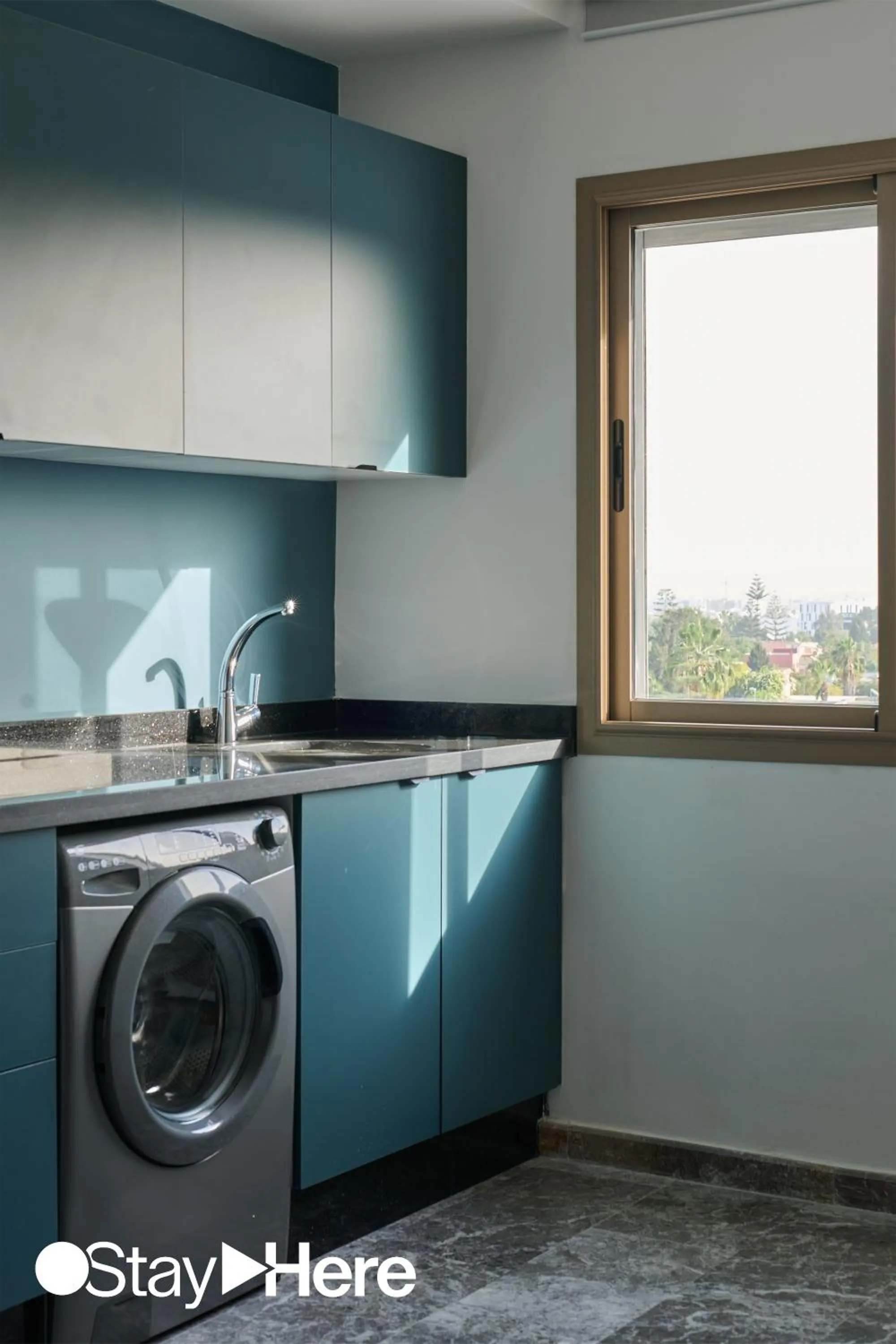 Kitchen or kitchenette in StayHere Casablanca - Oasis - Premium Residence