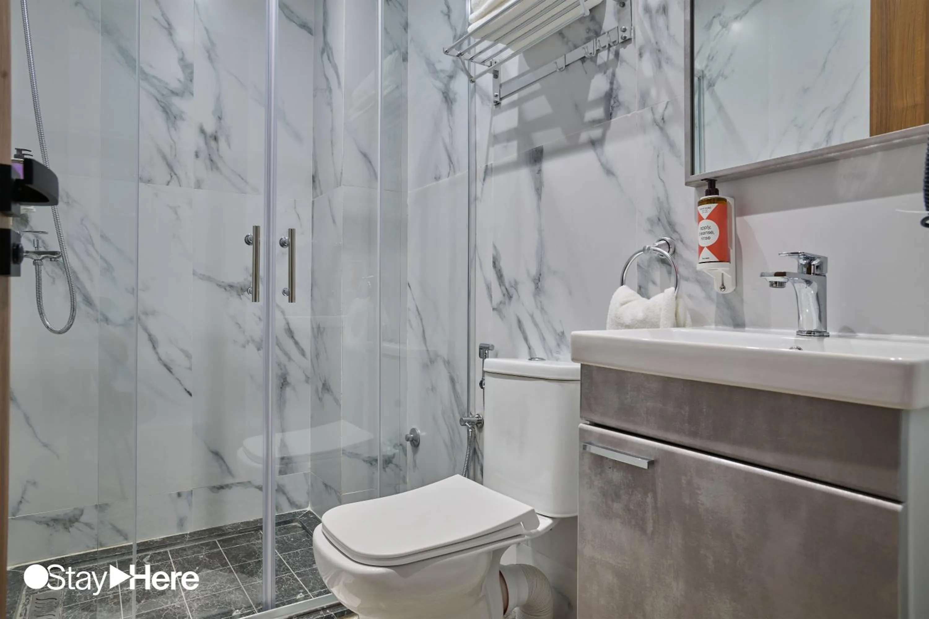 Bathroom in StayHere Casablanca - Oasis - Premium Residence