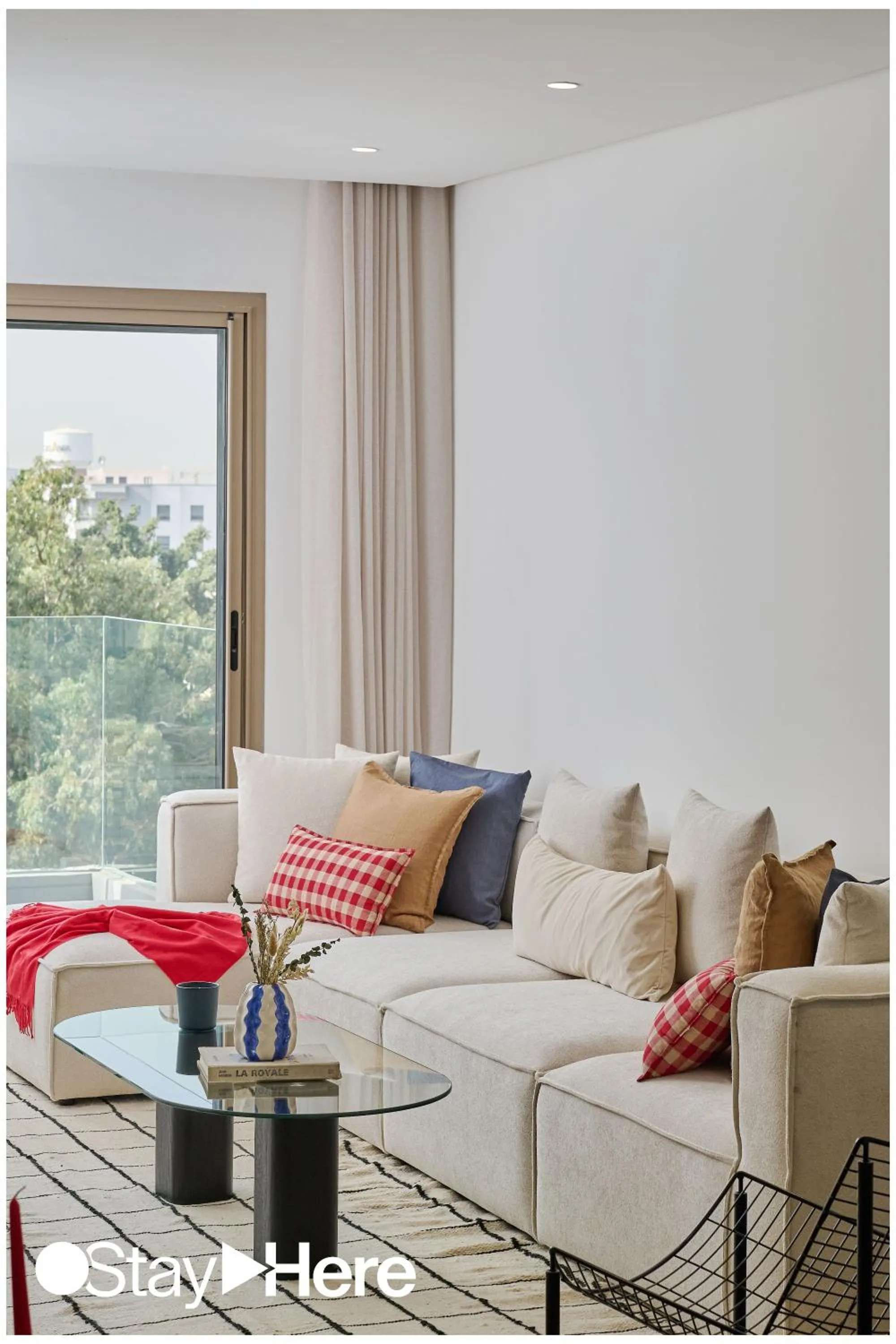 Living room in StayHere Casablanca - Oasis - Premium Residence