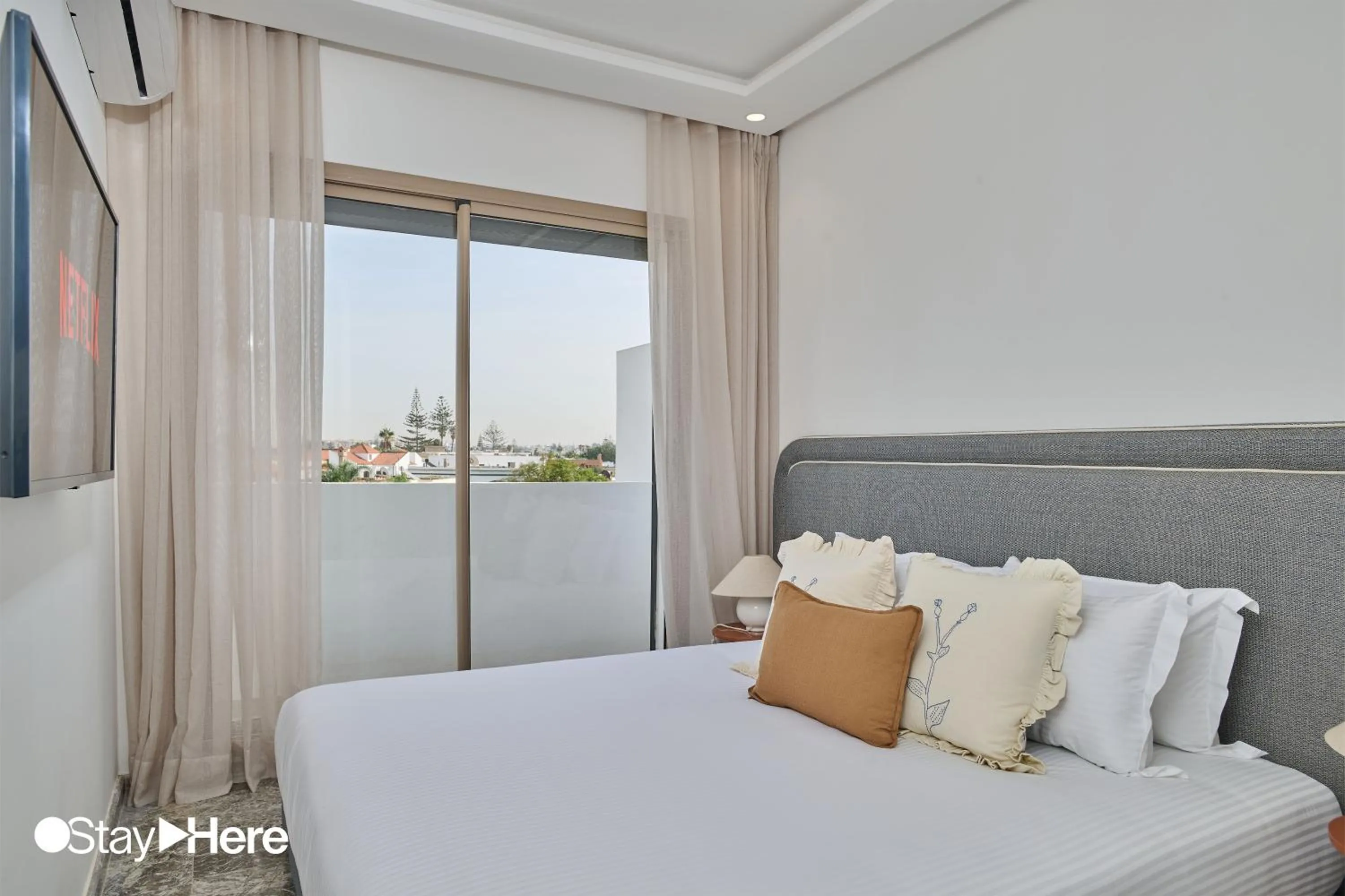 Bed in StayHere Casablanca - Oasis - Premium Residence