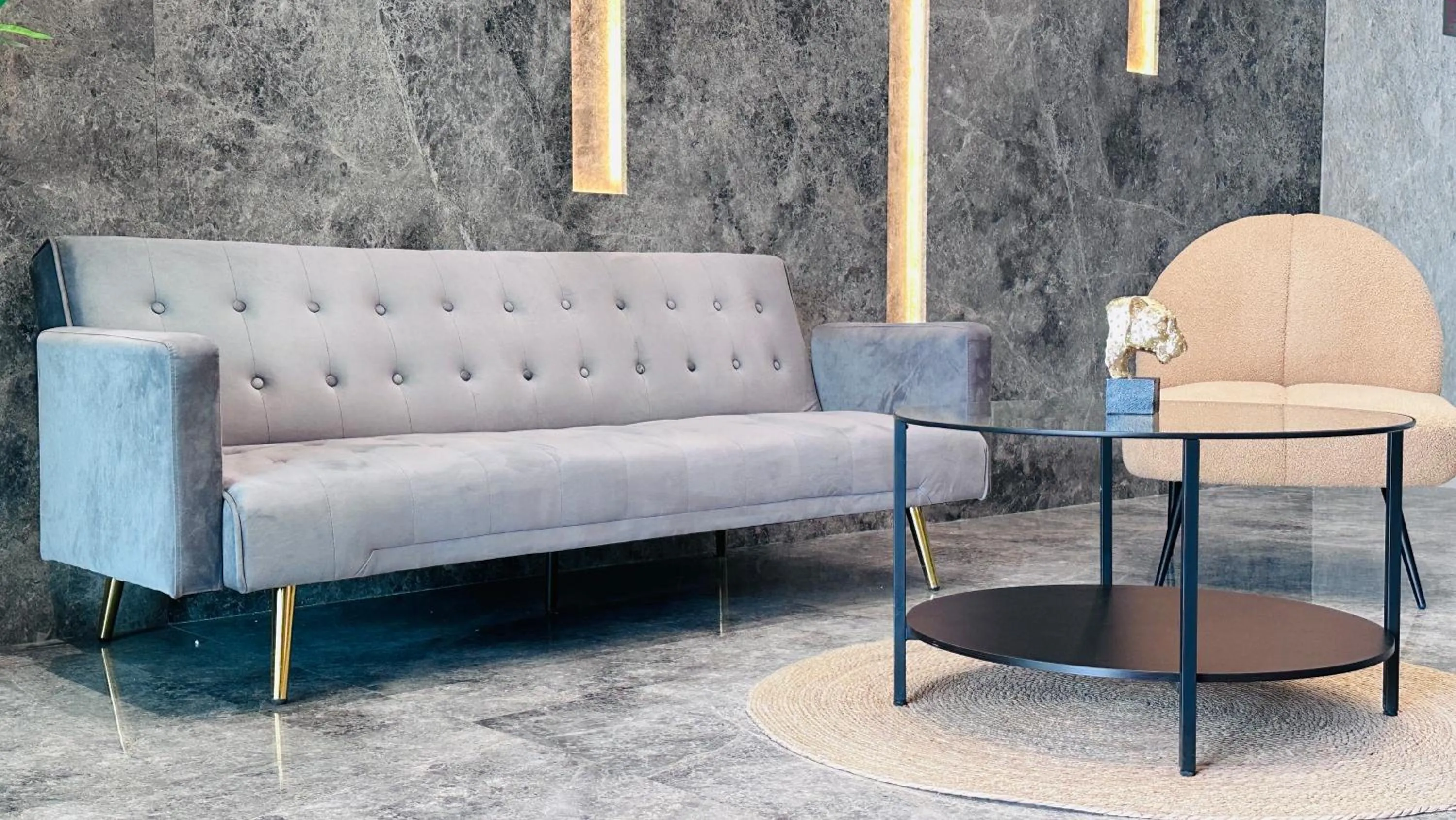 Seating area in Sunday Sheikh Zayed Road Concord Tower by Belvilla