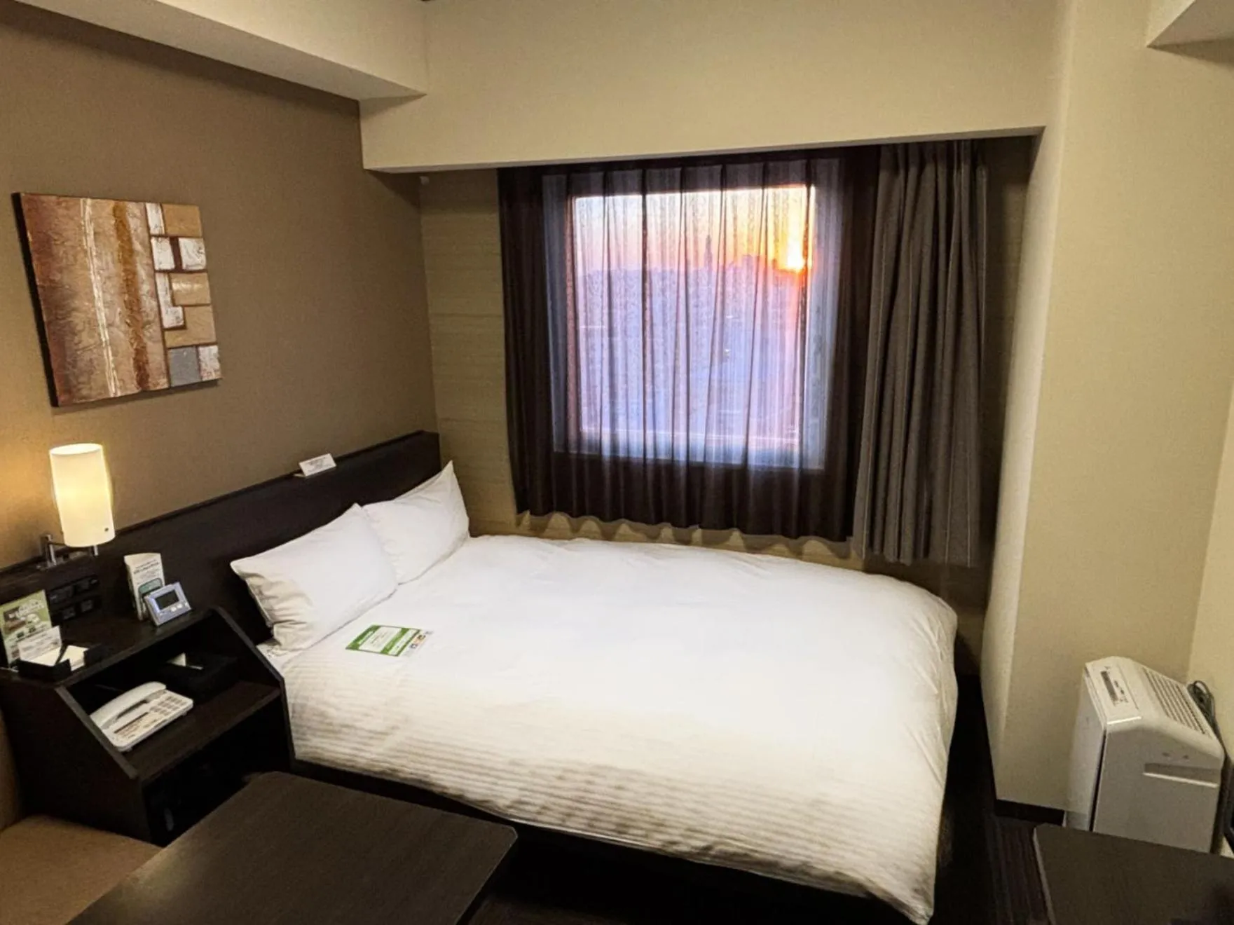 Photo of the whole room, Bed in Hotel Route Inn Hamamatsu Dealer Dori