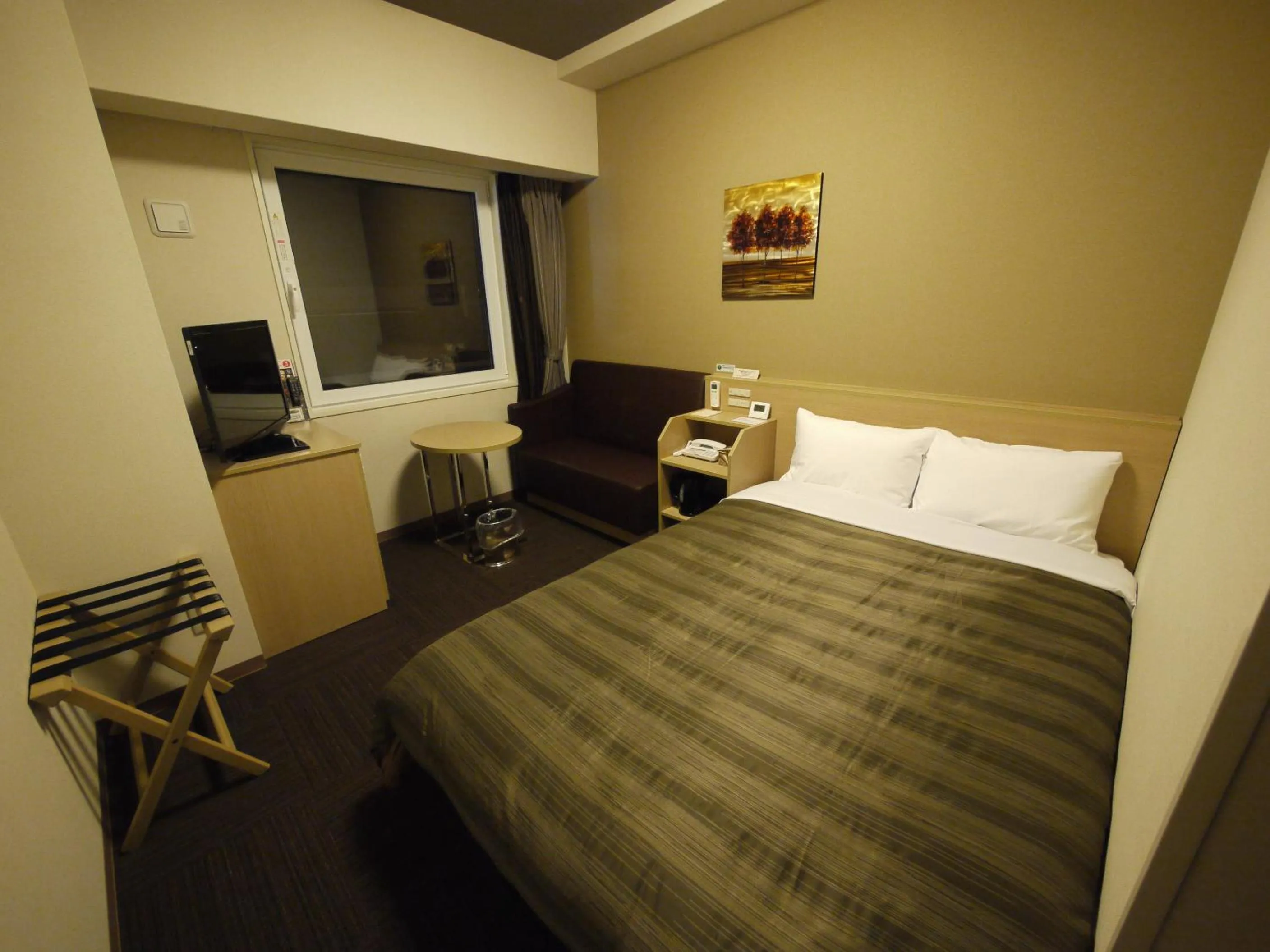 Bedroom, Bed in Hotel Route Inn Ishinomaki Chuo