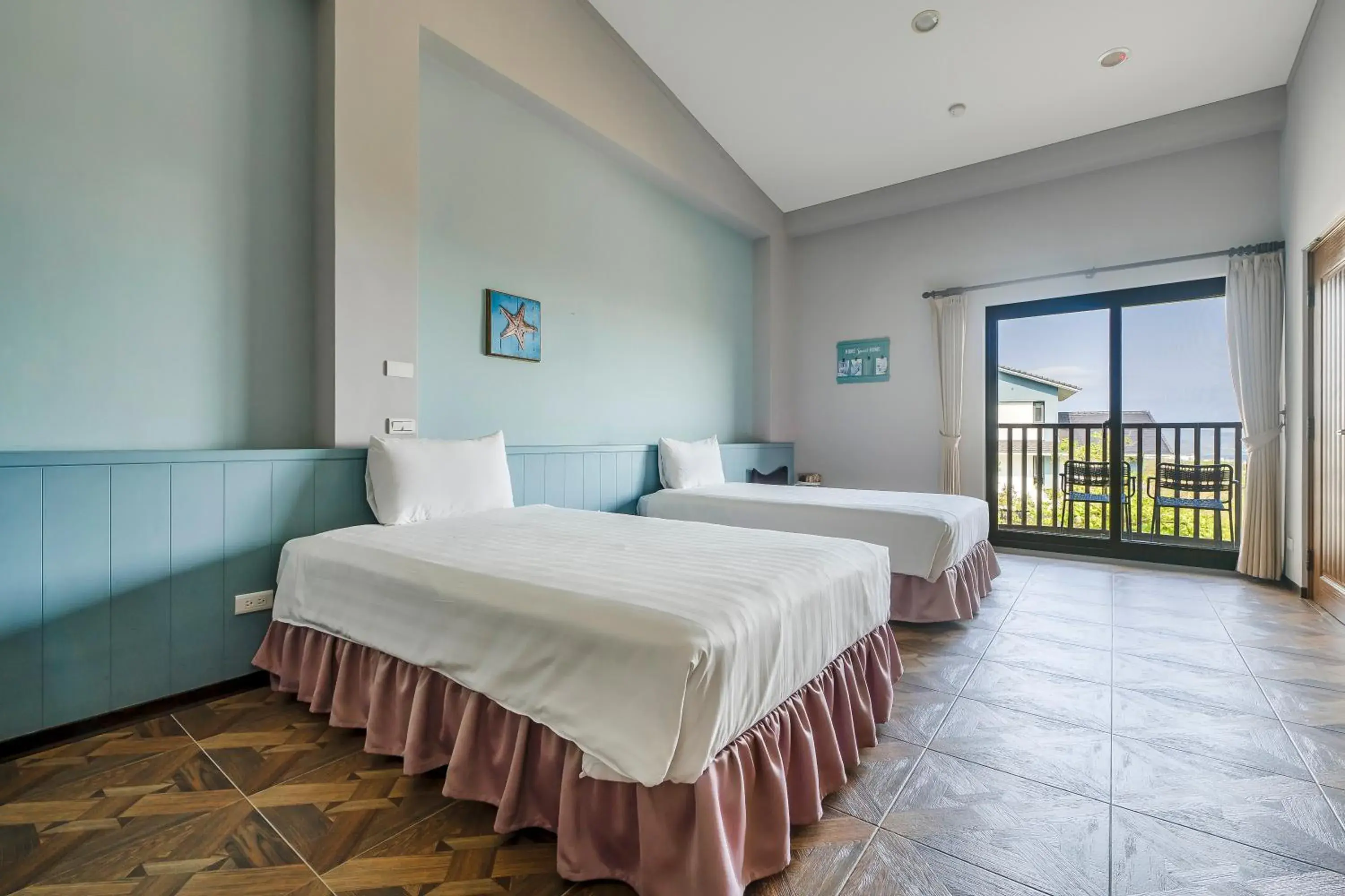 Superior Twin Room with Sea View in Kavana Cottage Superior Twin Room with Sea View in Kavana Cottage