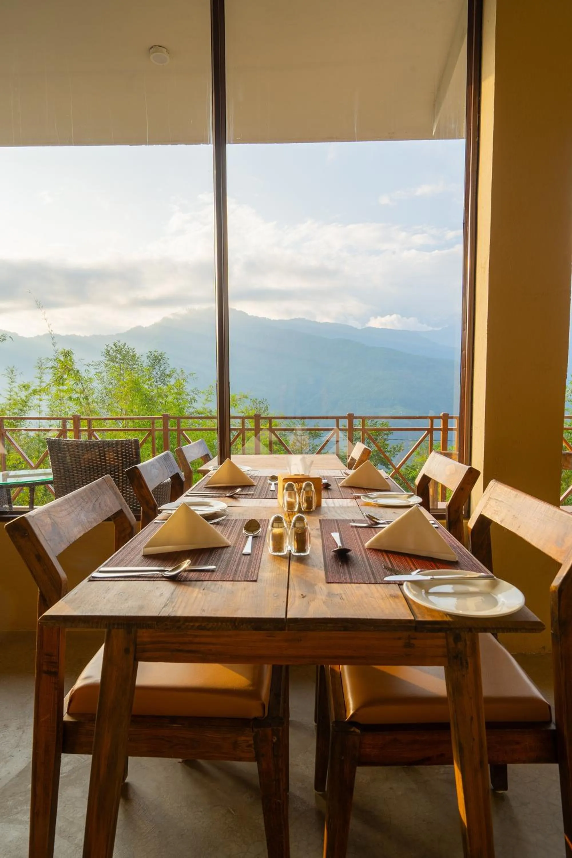 View (from property/room) in Nana Mountain Resort Mt Annapurna View