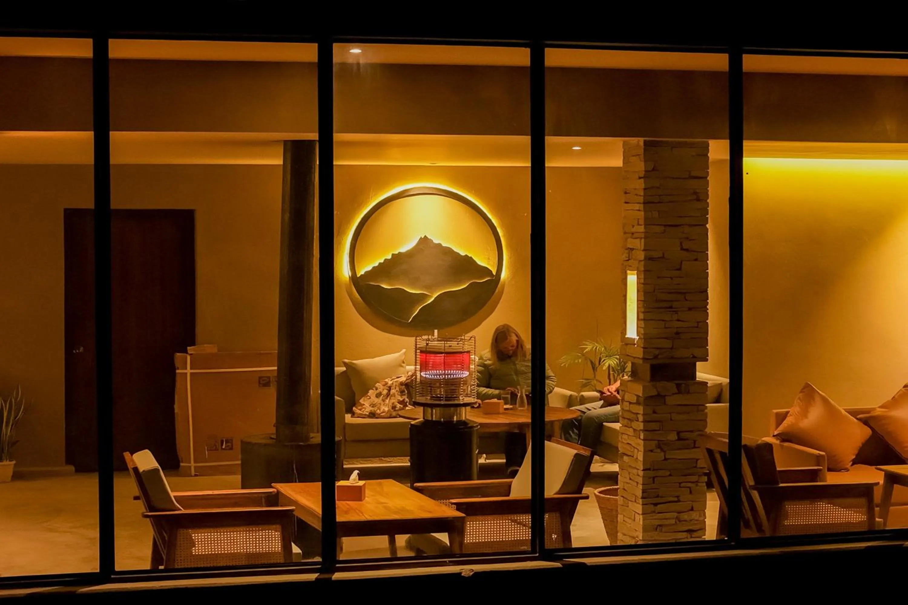 Living room in Nana Mountain Resort Mt Annapurna View