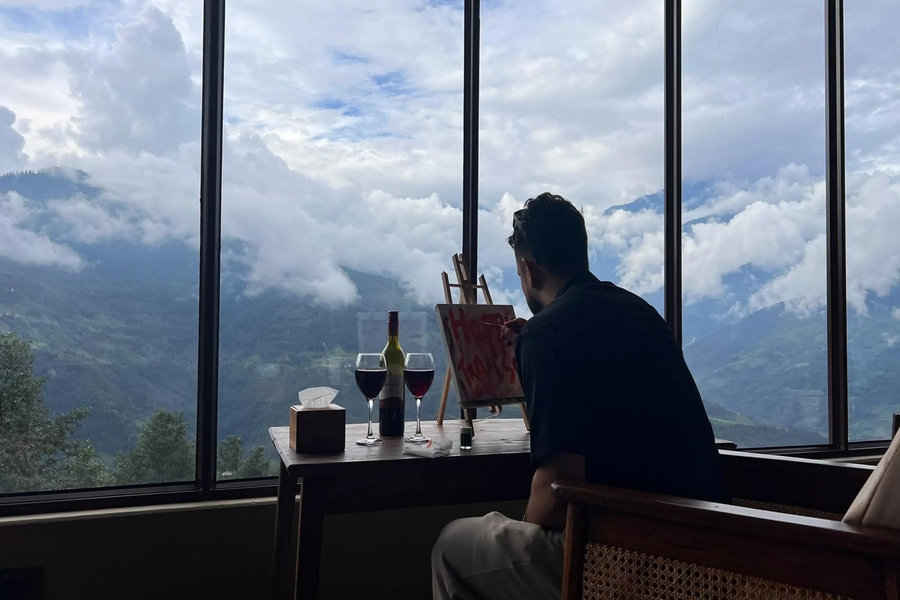 Mountain view in Nana Mountain Resort Mt Annapurna View