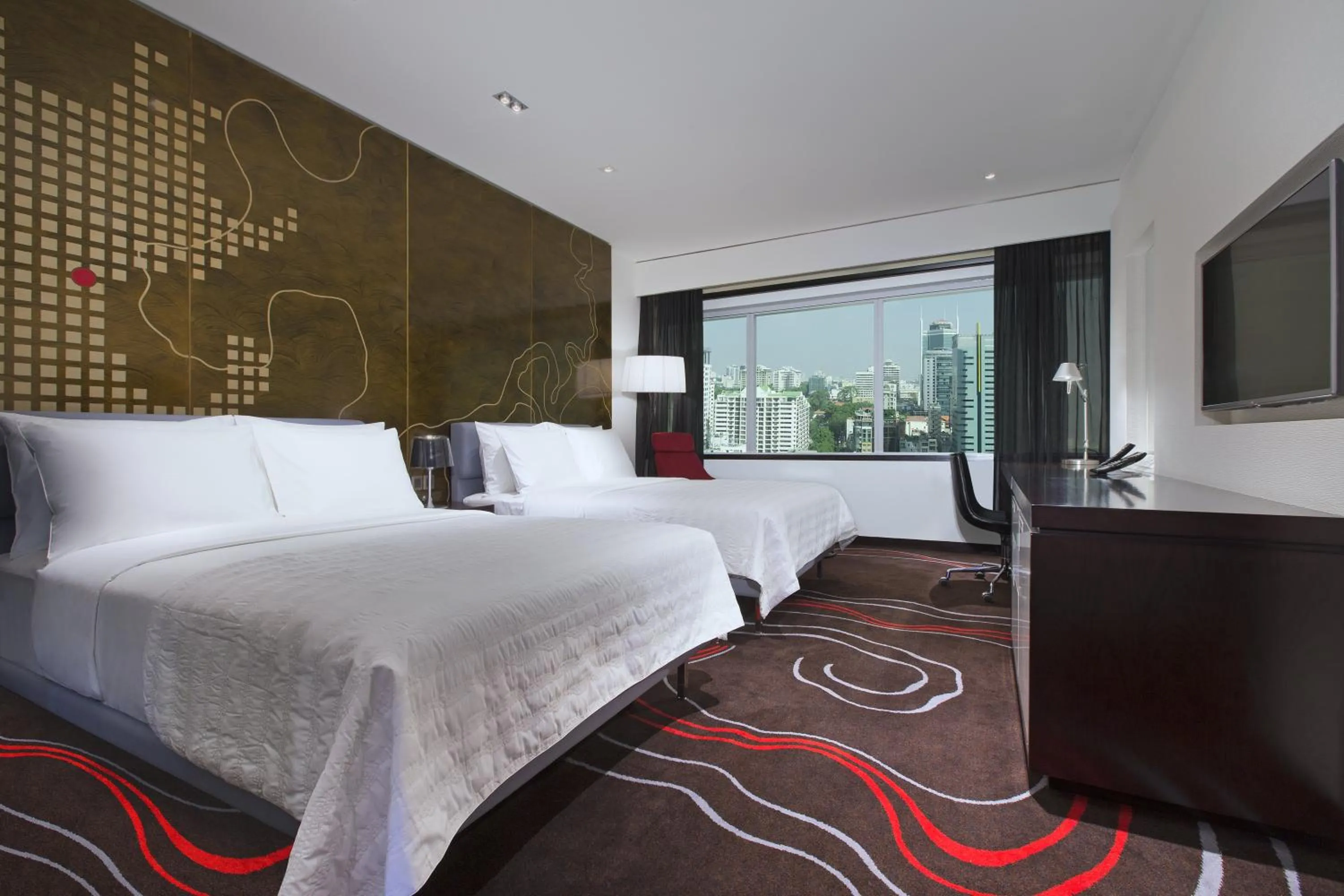 View (from property/room), Bed in Le Meridien Saigon