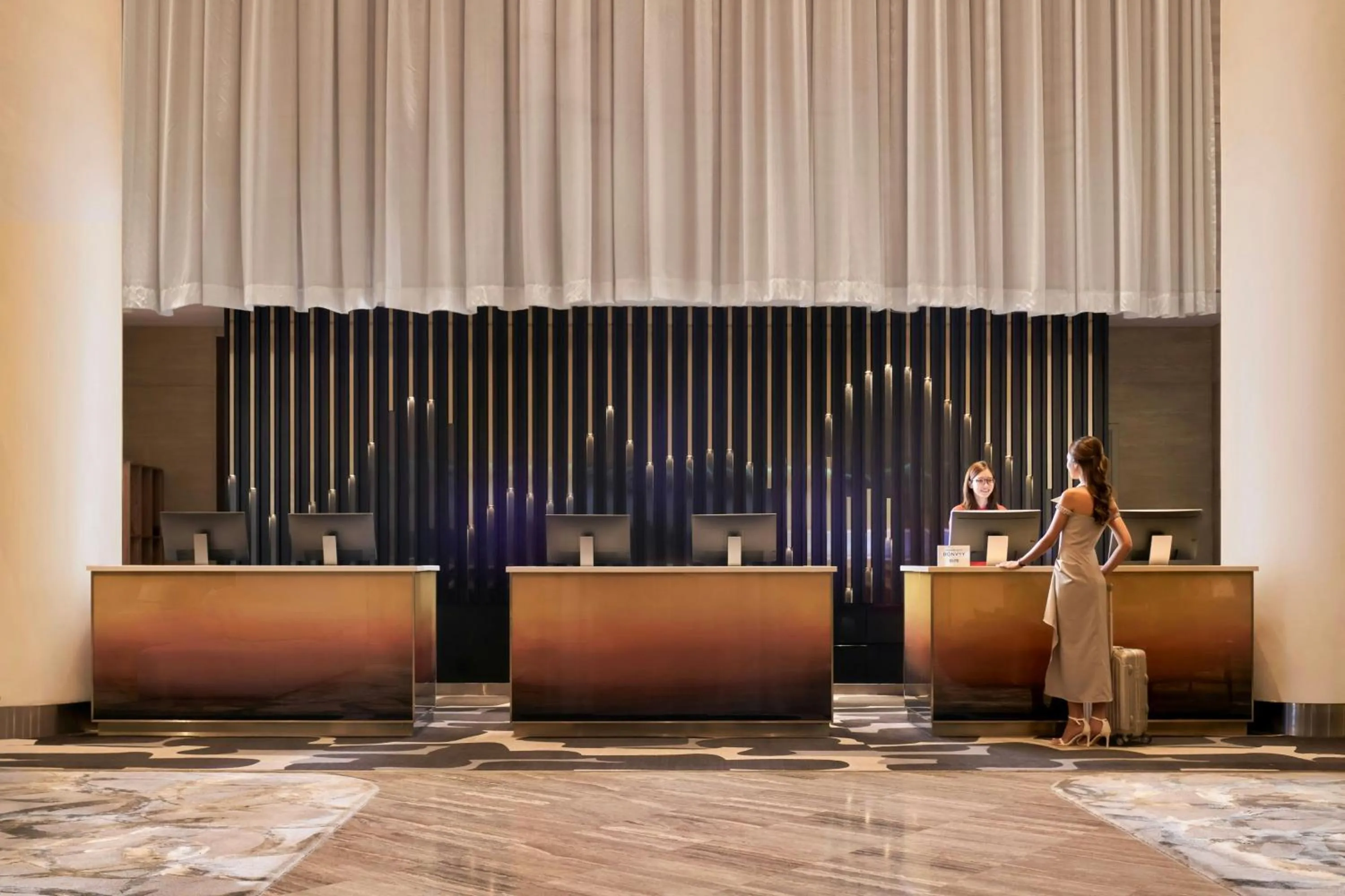 Lobby or reception in Le Meridien Saigon