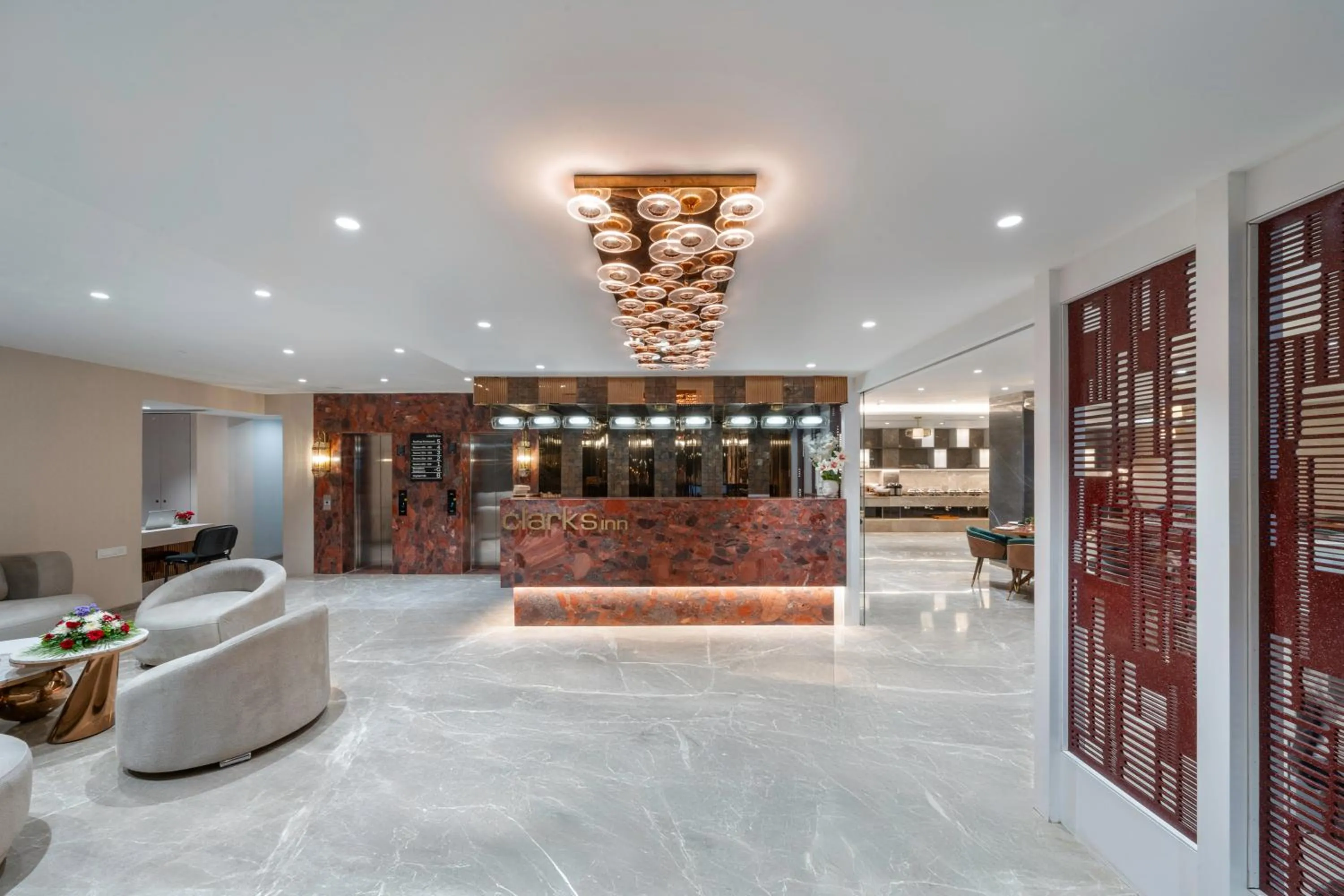 Lobby or reception in Clarks Inn Indore