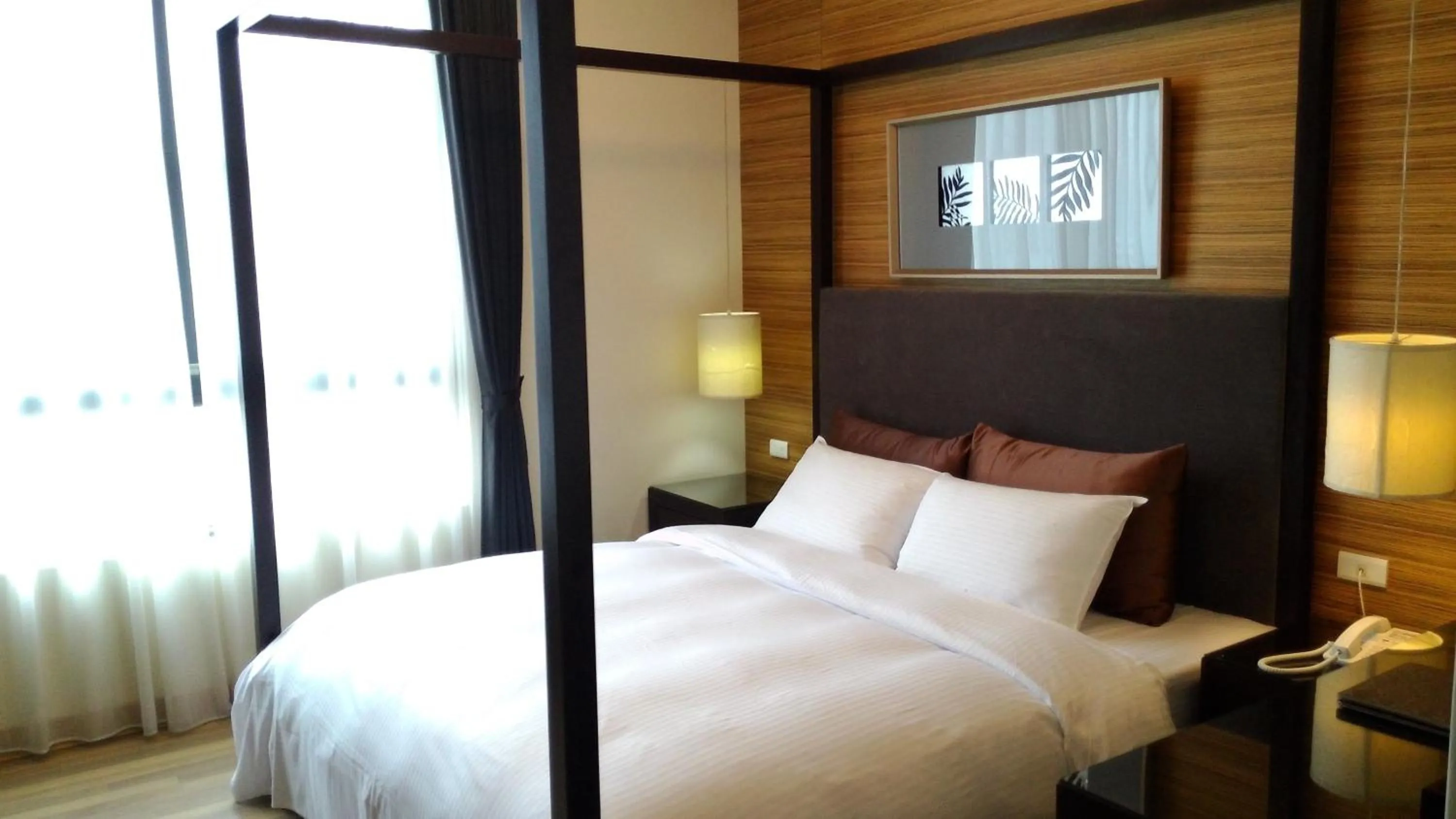 Bed in Hotel Modern Puli