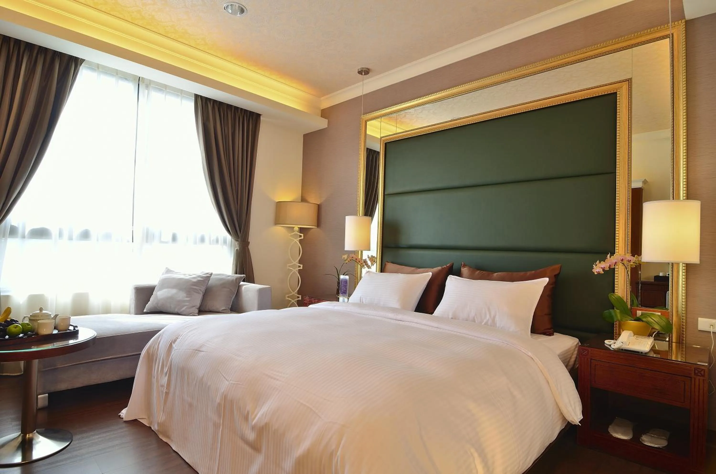 Bed in Hotel Modern Puli