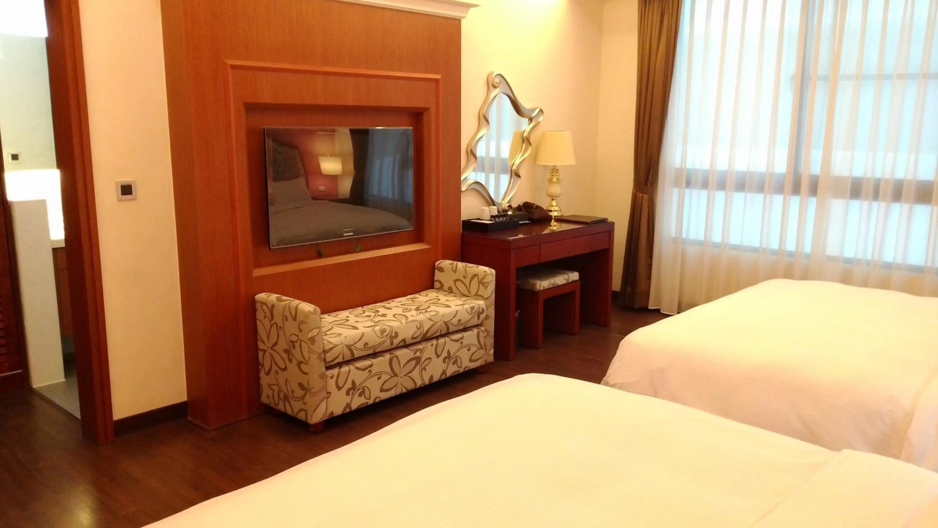 Decorative detail, Bed in Hotel Modern Puli