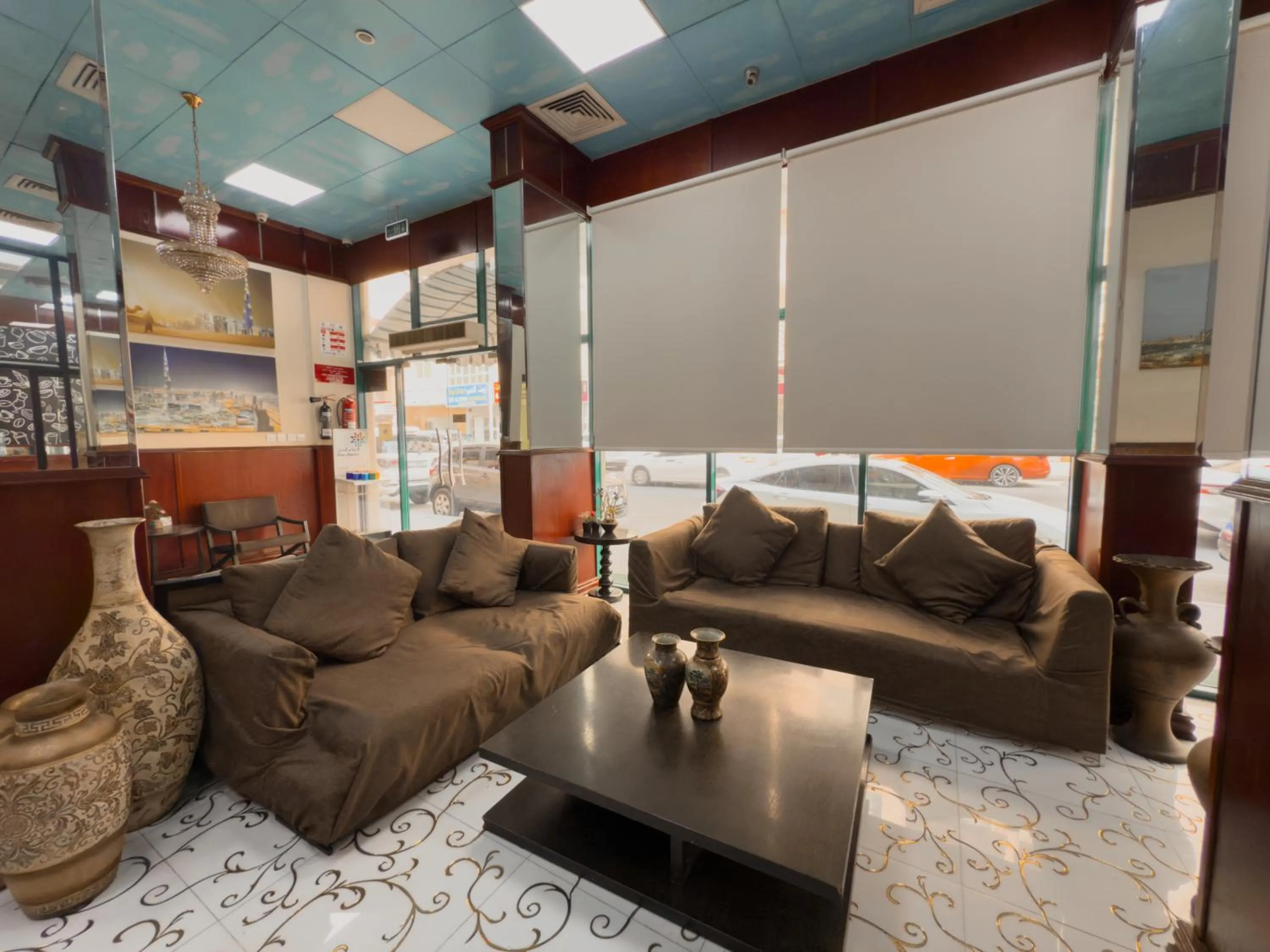 Seating area in Sama Hotel