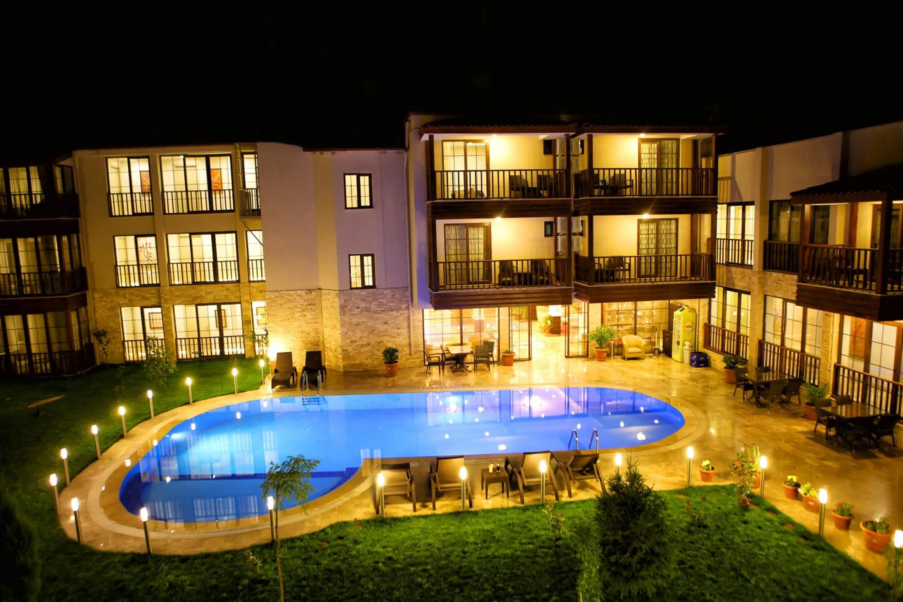 Pool view in Venus Suite Hotel