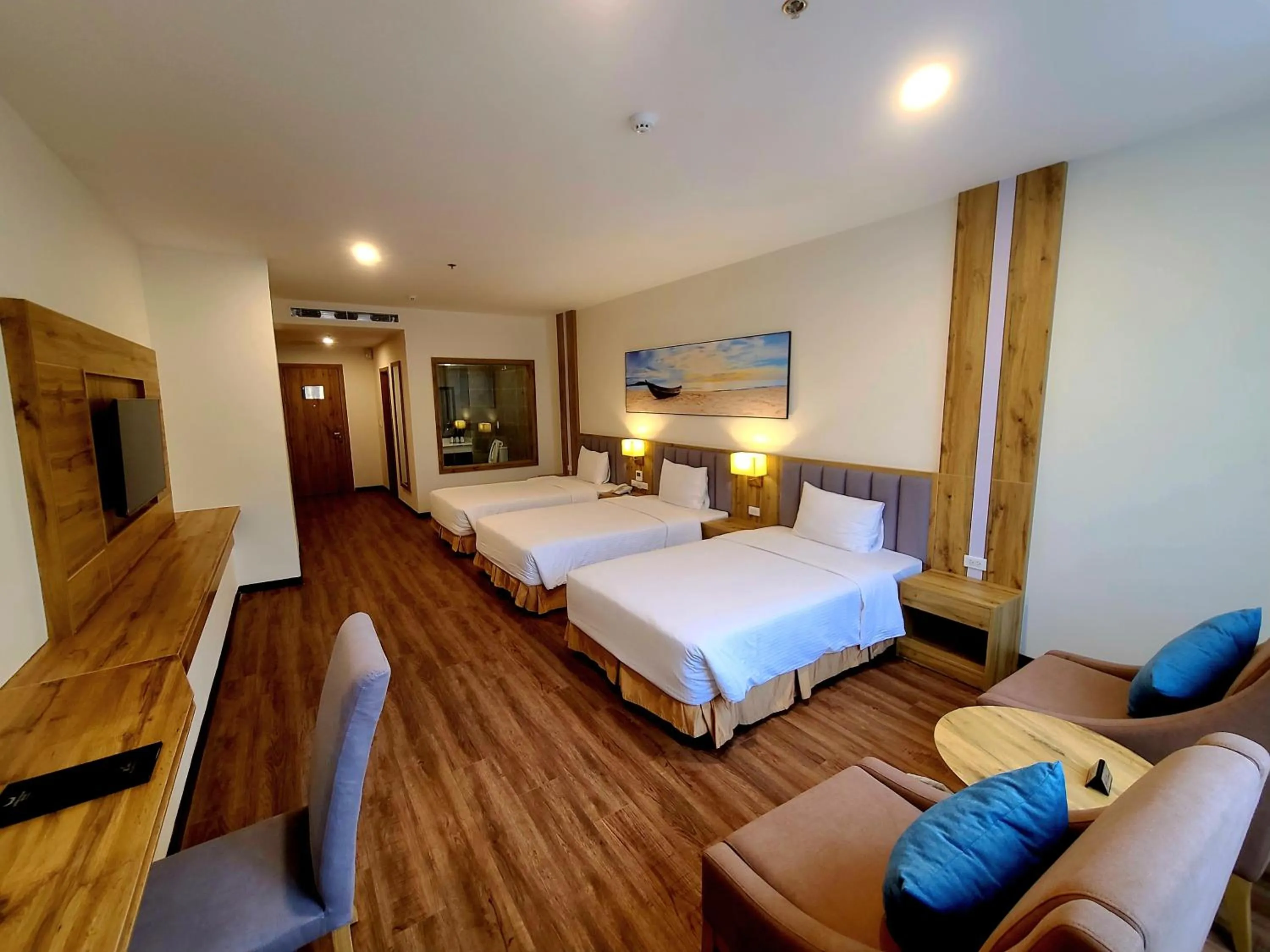 Bed in Muong Thanh Grand Cua Lo Hotel