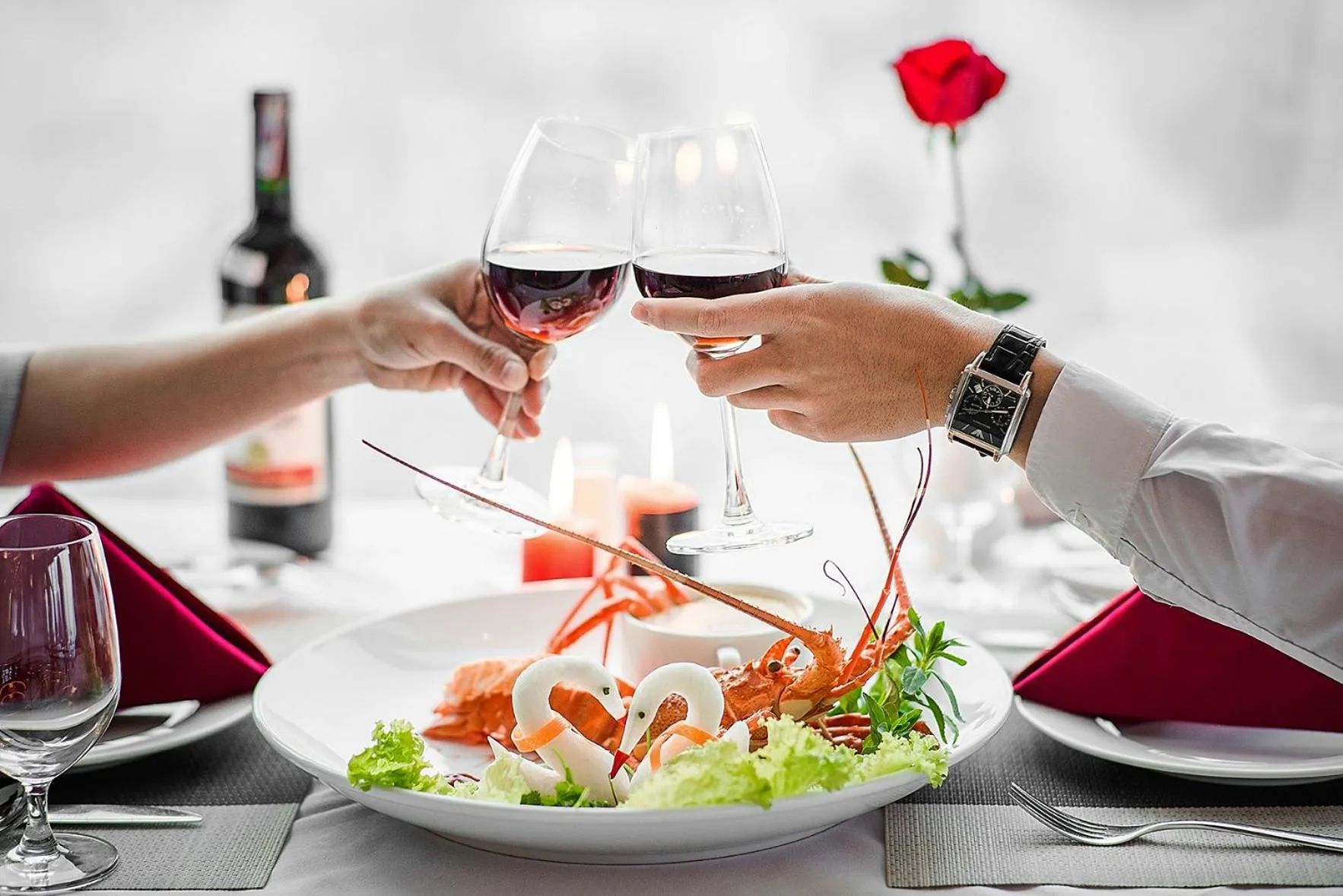 Food close-up in Muong Thanh Grand Cua Lo Hotel