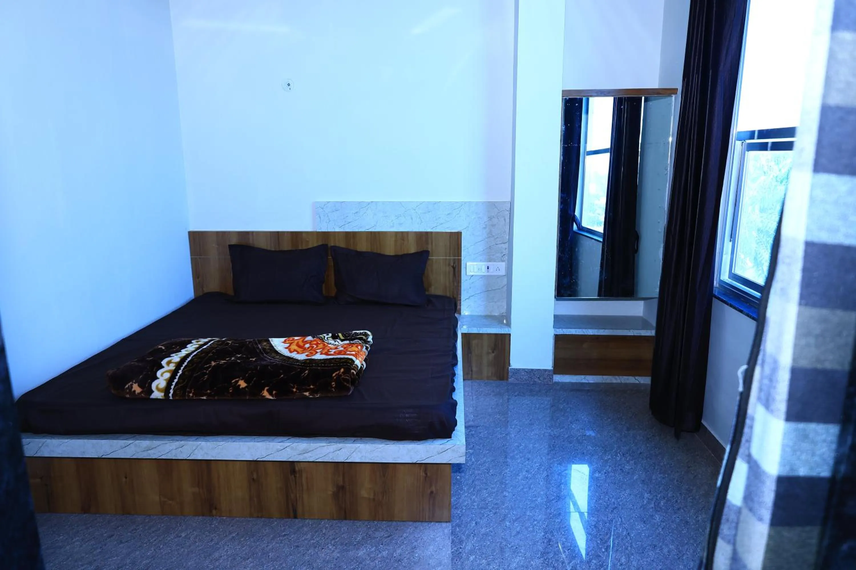 Bed in Hotel SHIV SHAKTI PALACE