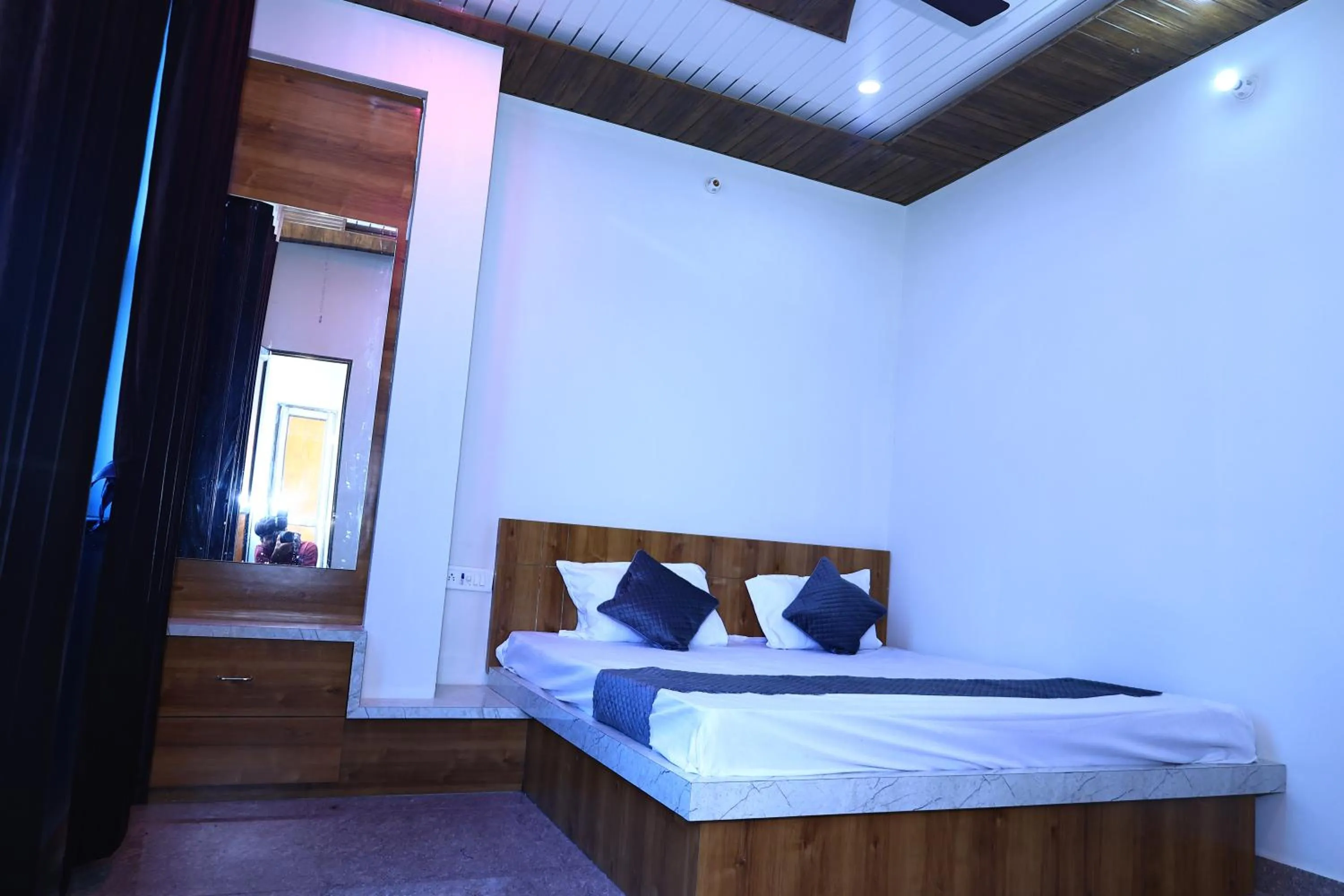 Bed in Hotel SHIV SHAKTI PALACE