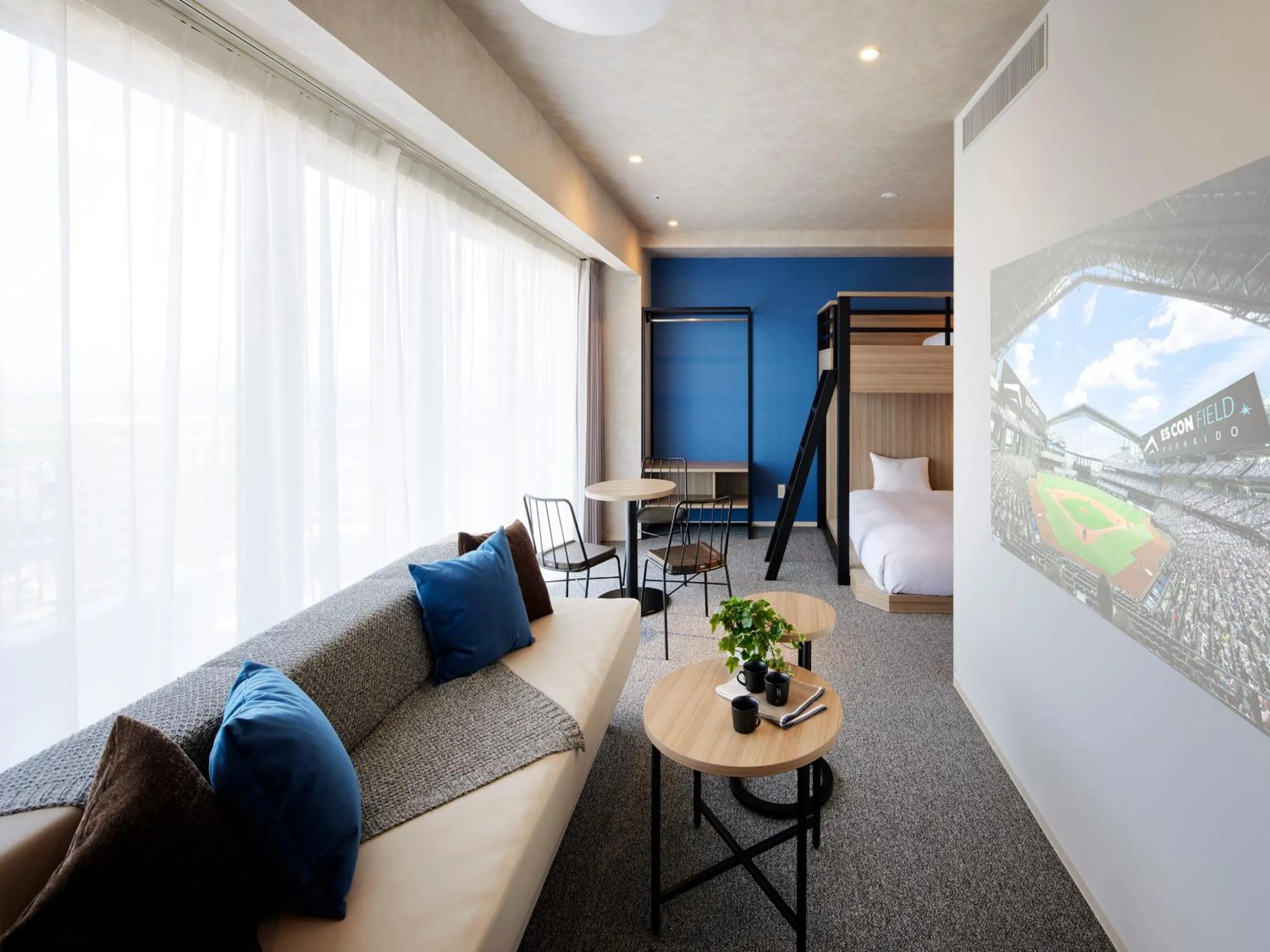 Bed in ES CON FIELD HOKKAIDO HOTEL Kitahiroshima Station