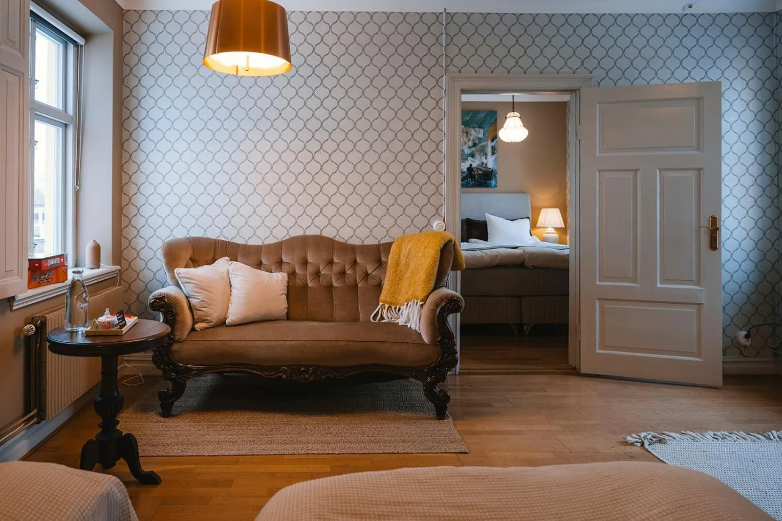 Photo of the whole room, Bed in Köpmans Boutique Hotel & Bistro