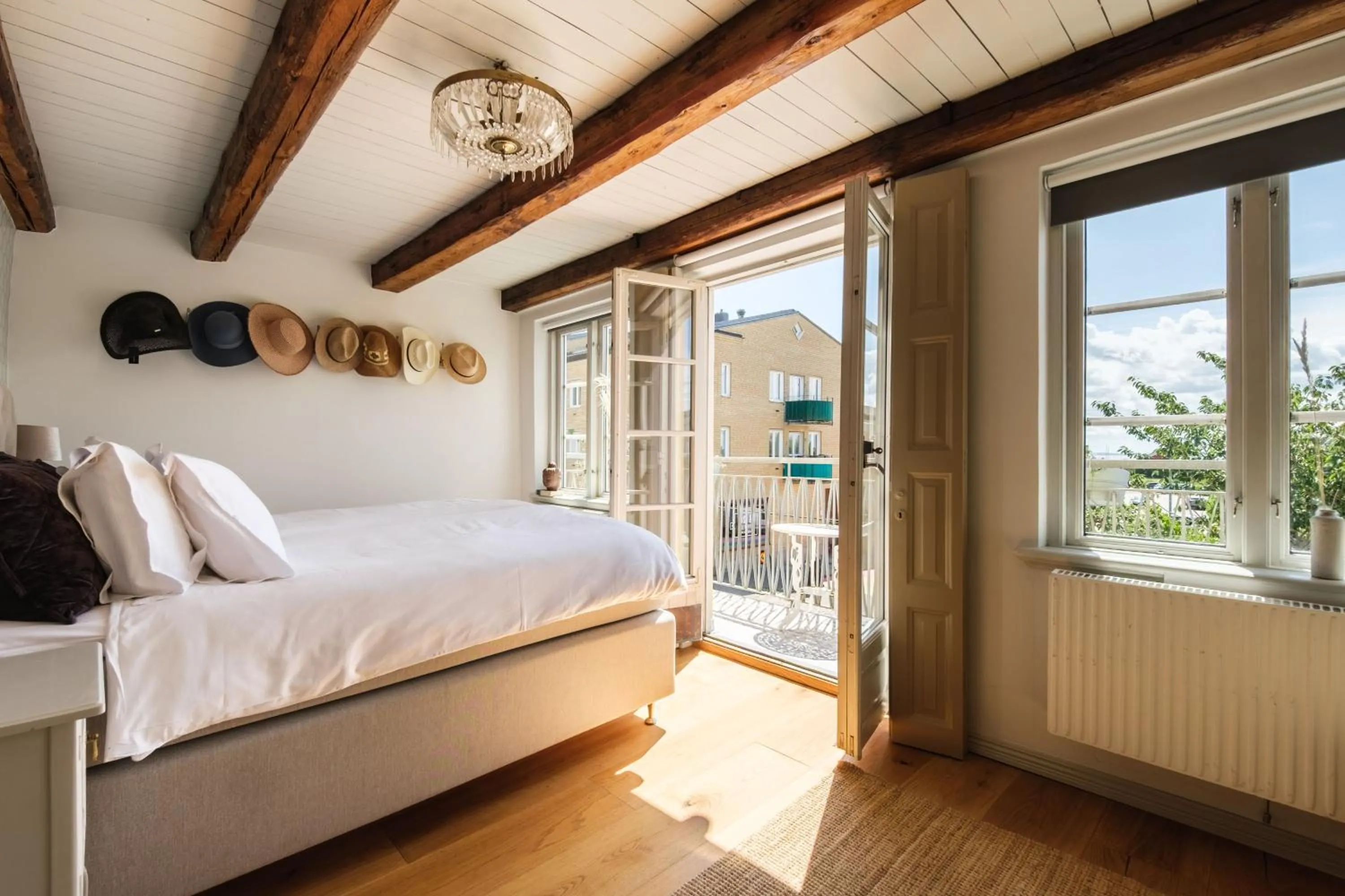 View (from property/room), Bed in Köpmans Boutique Hotel & Bistro