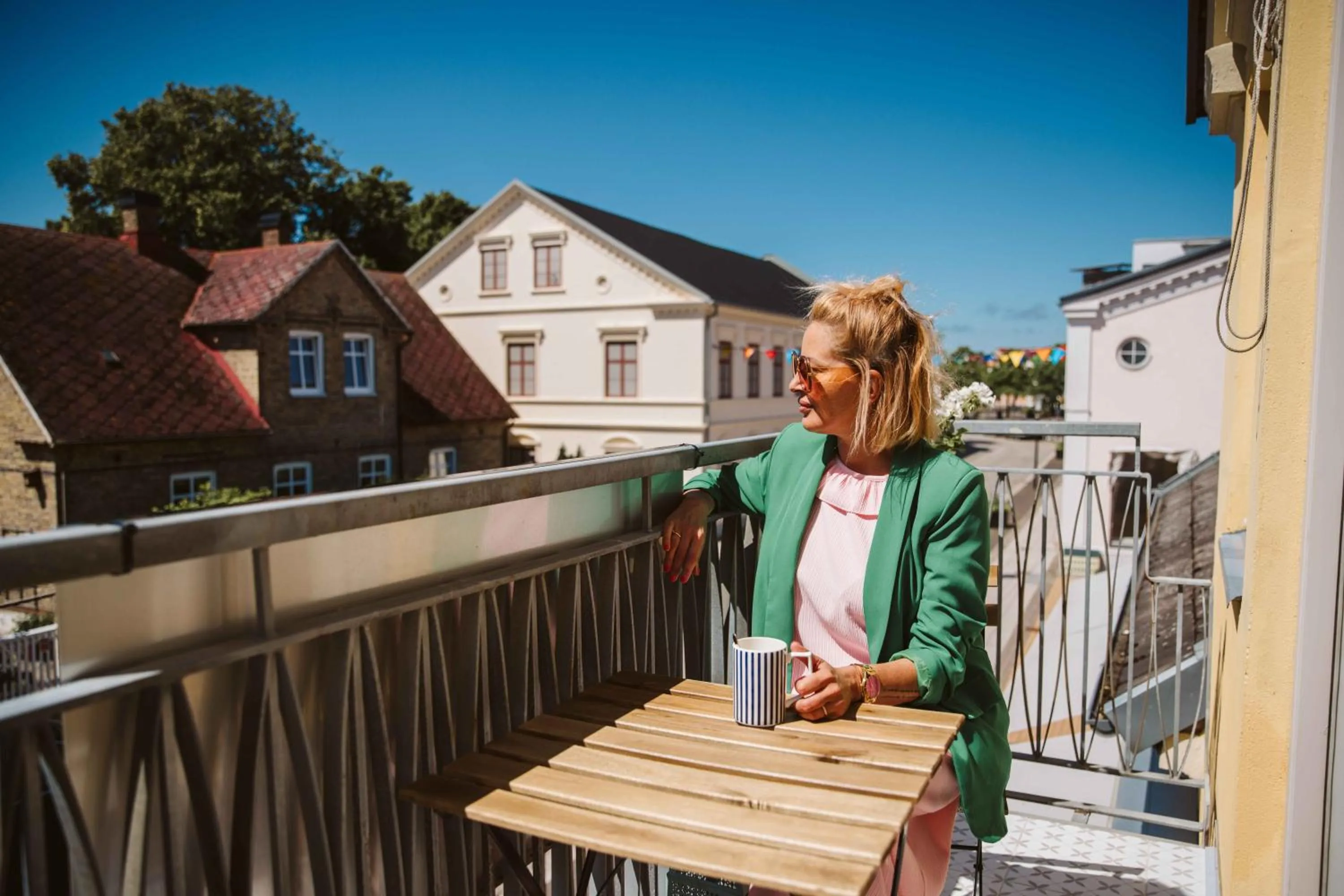 Balcony/Terrace in Köpmans Boutique Hotel & Bistro